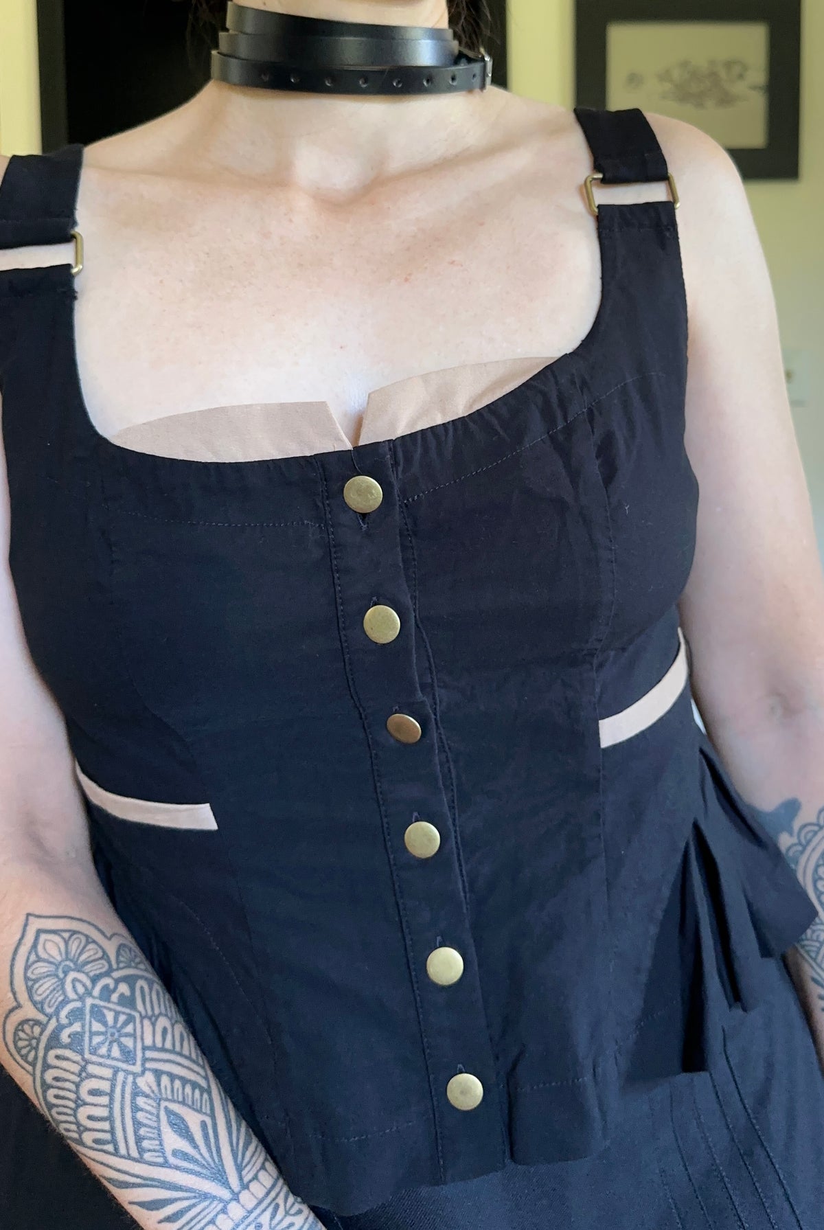 Romantic Goth Bodice Top S/M