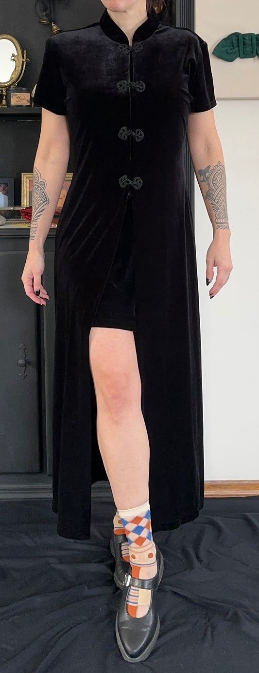 90s Velvet Duster S - M