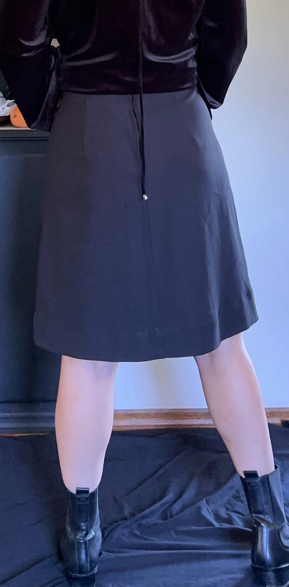 Pleated Goth Skirt M/L