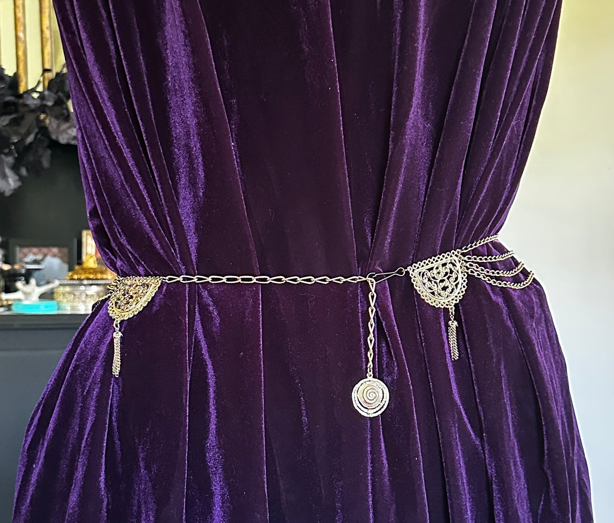 Renaissance Gold Chain Belt 28" - 42"
