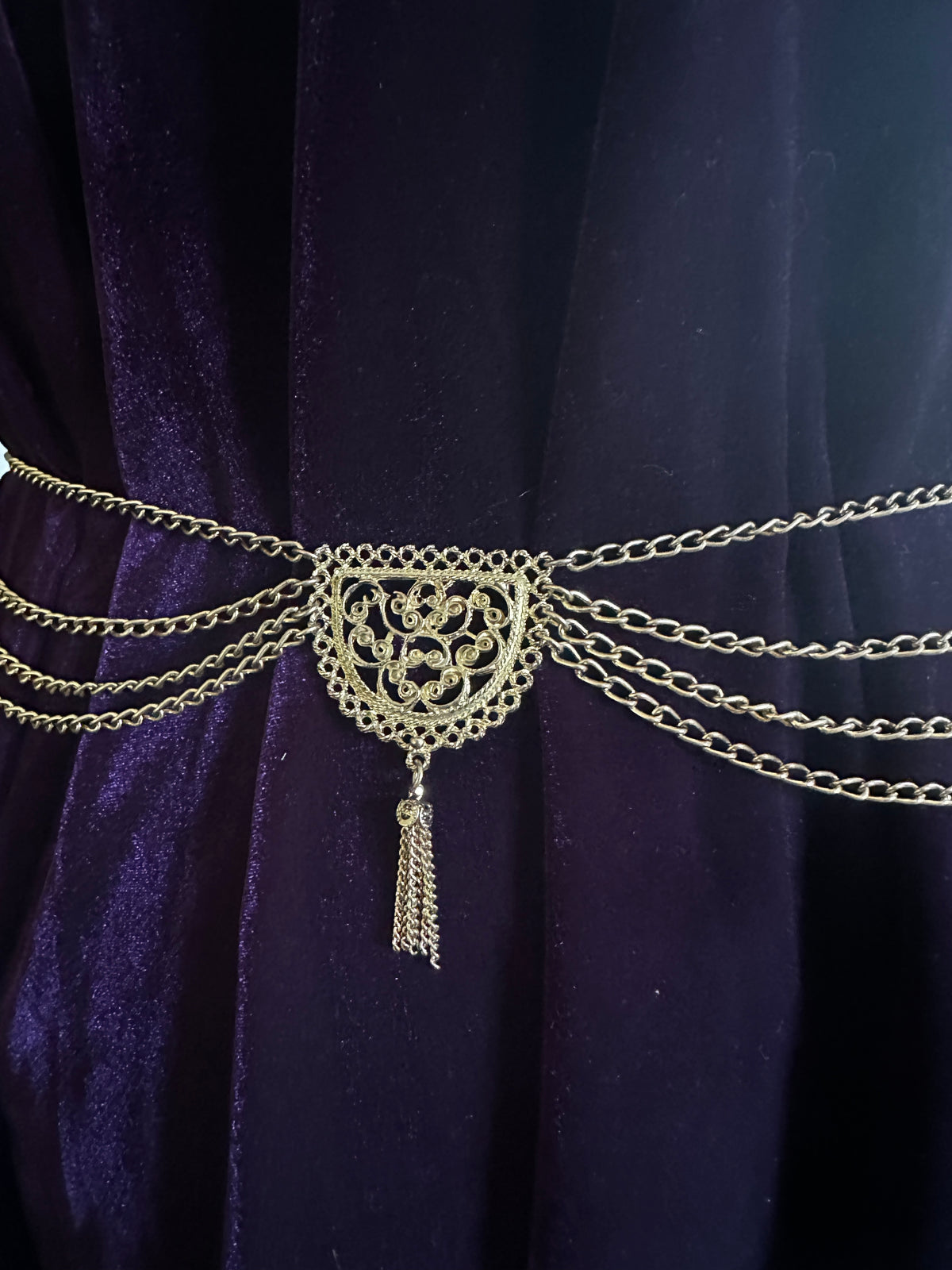 Renaissance Gold Chain Belt 28" - 42"