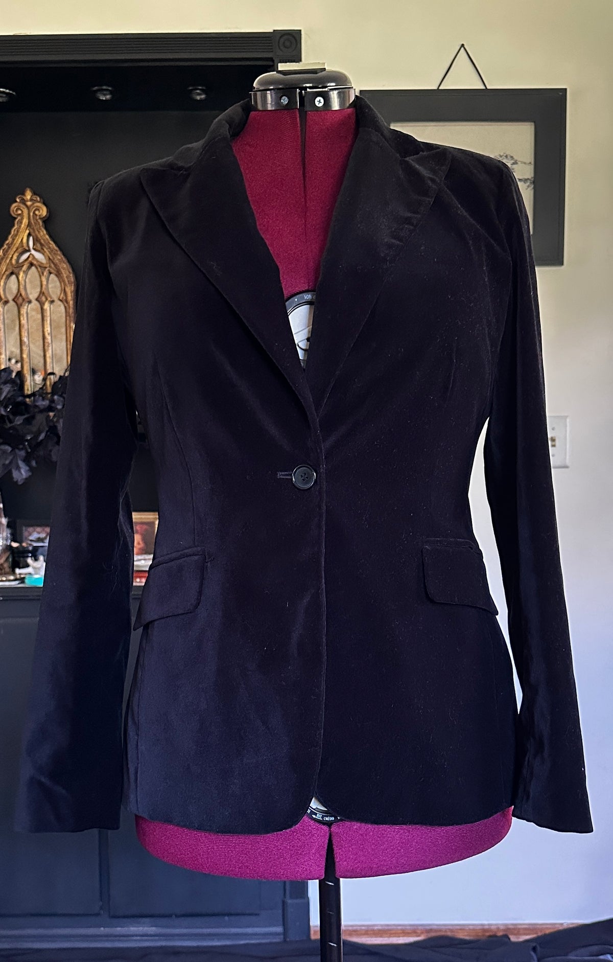 Velvet Corporate Goth Blazer M/L
