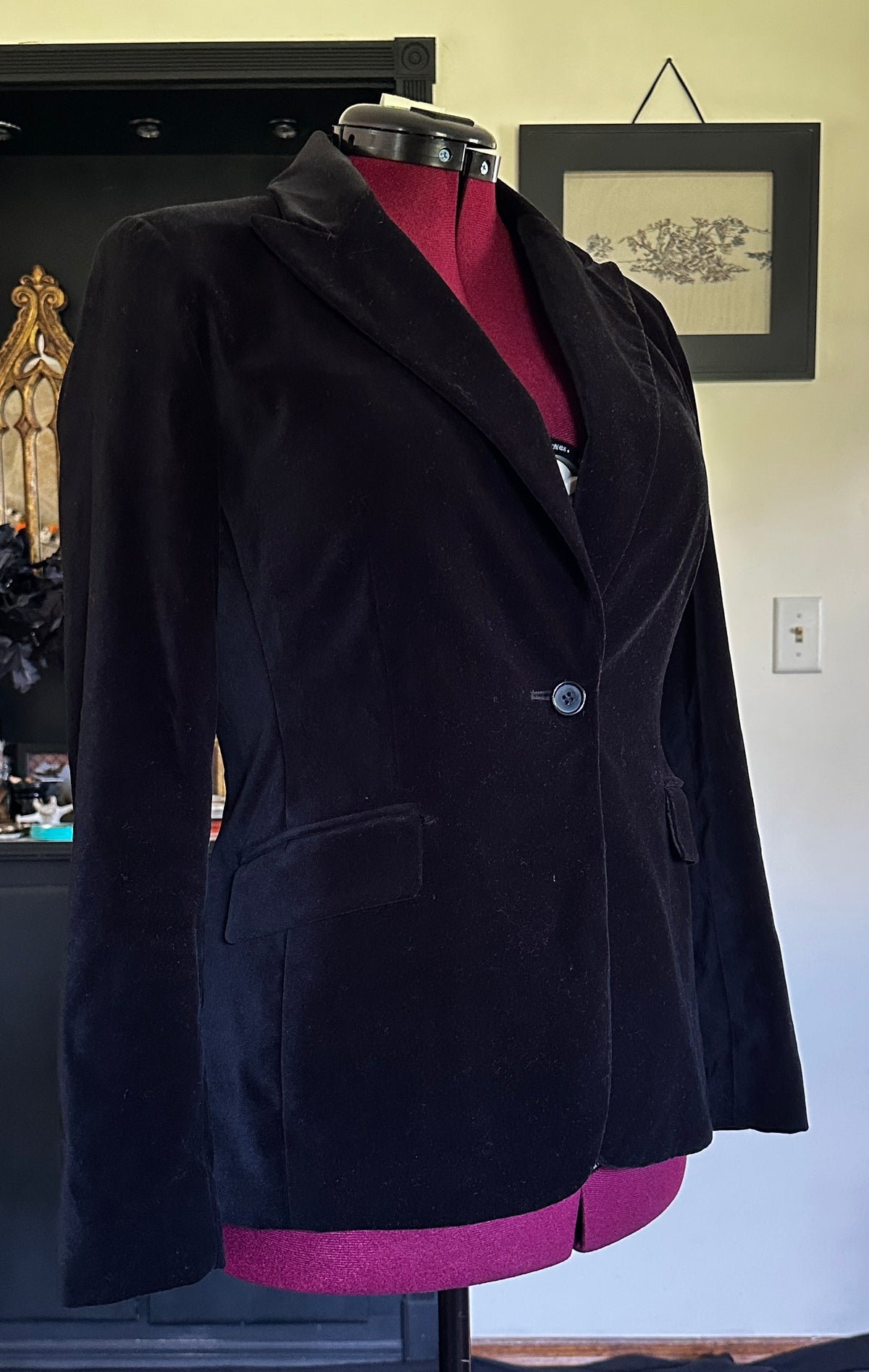 Velvet Corporate Goth Blazer M/L