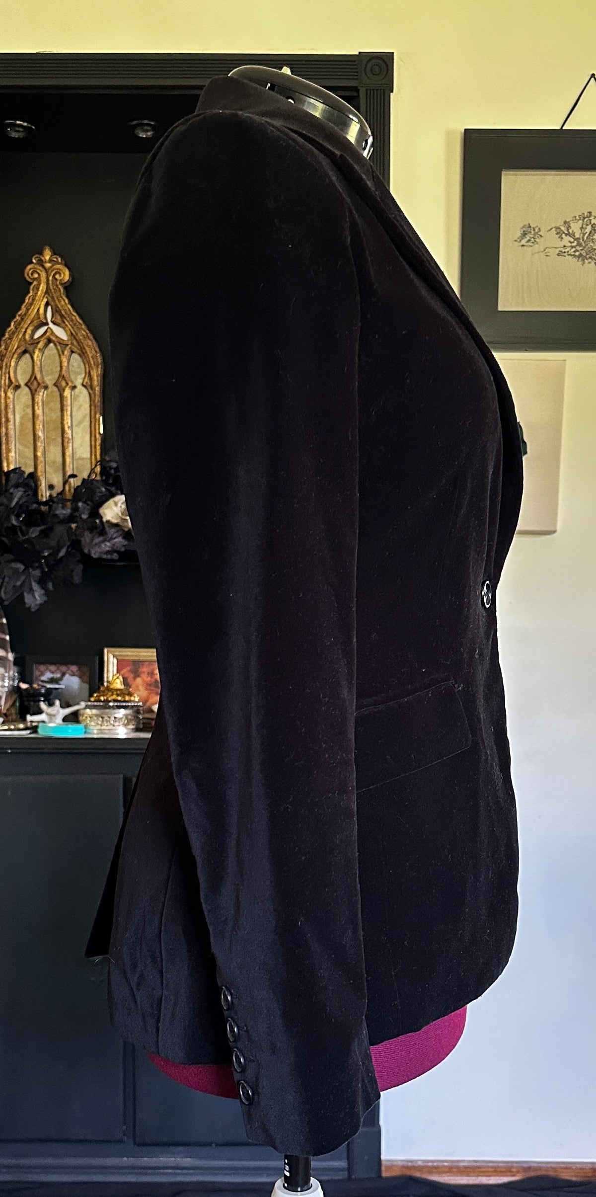 Velvet Corporate Goth Blazer M/L