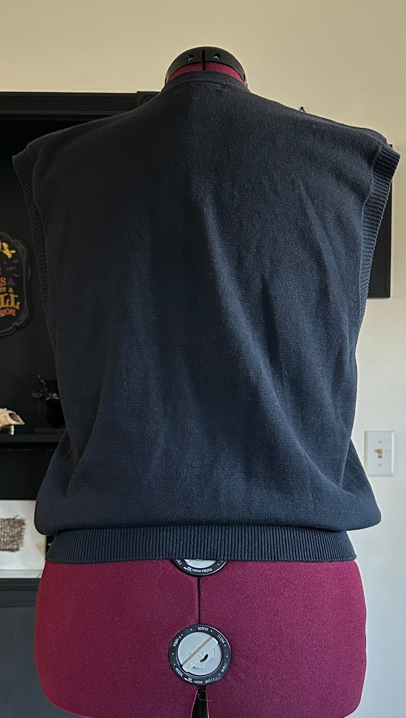 Cotton Academia Sweater Vest L