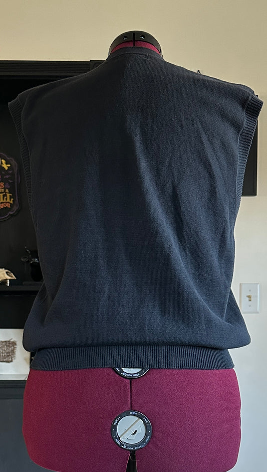 Cotton Academia Sweater Vest L