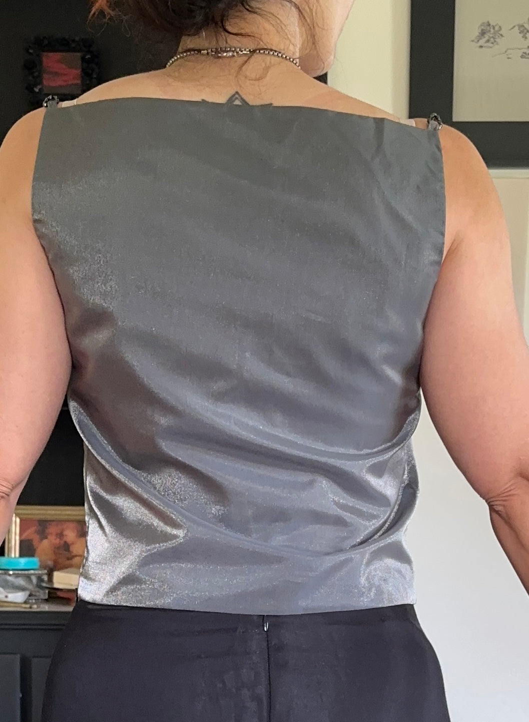Y2K Square Neck Tank S