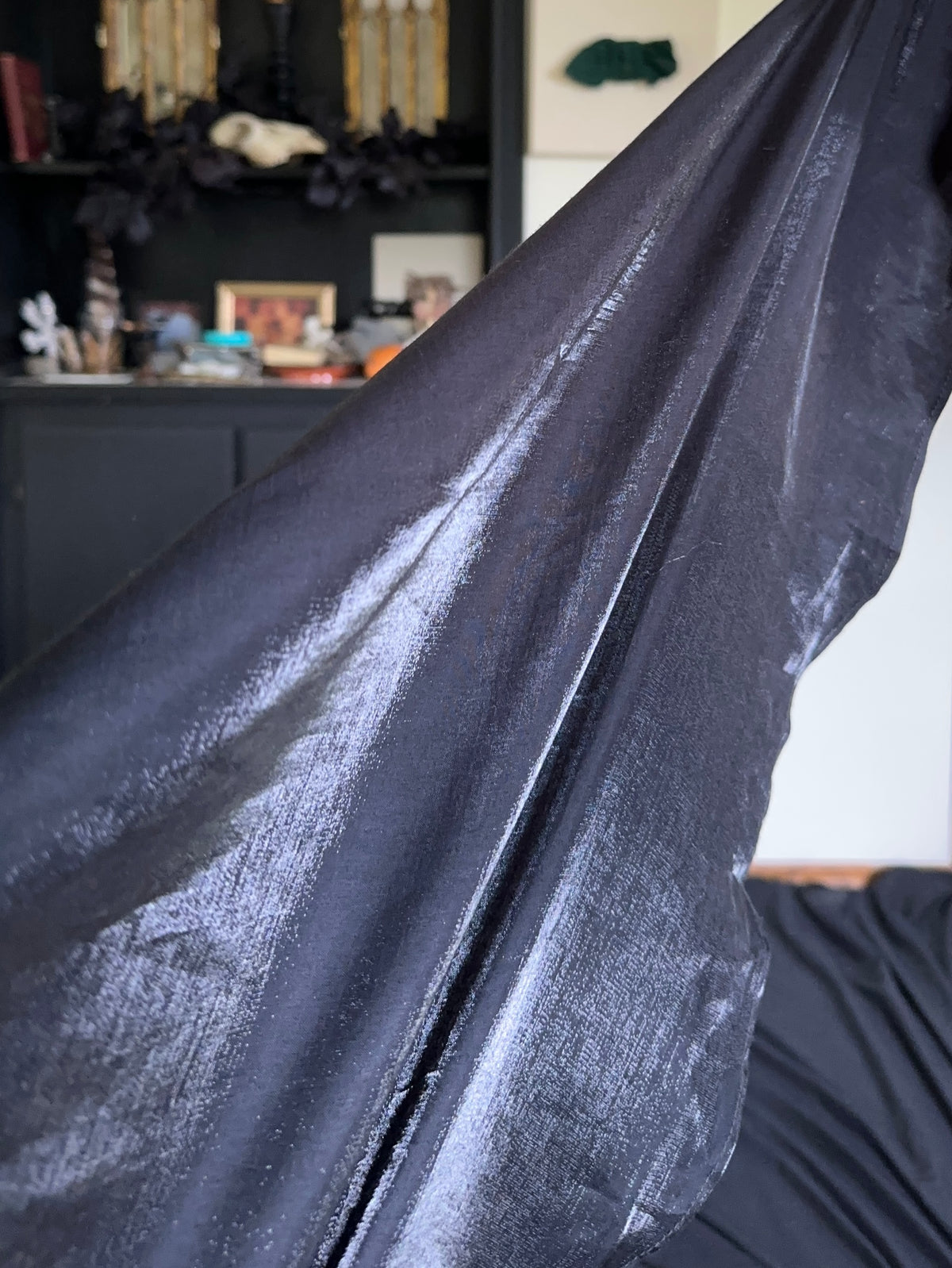 90s Liquid Satin Skirt S
