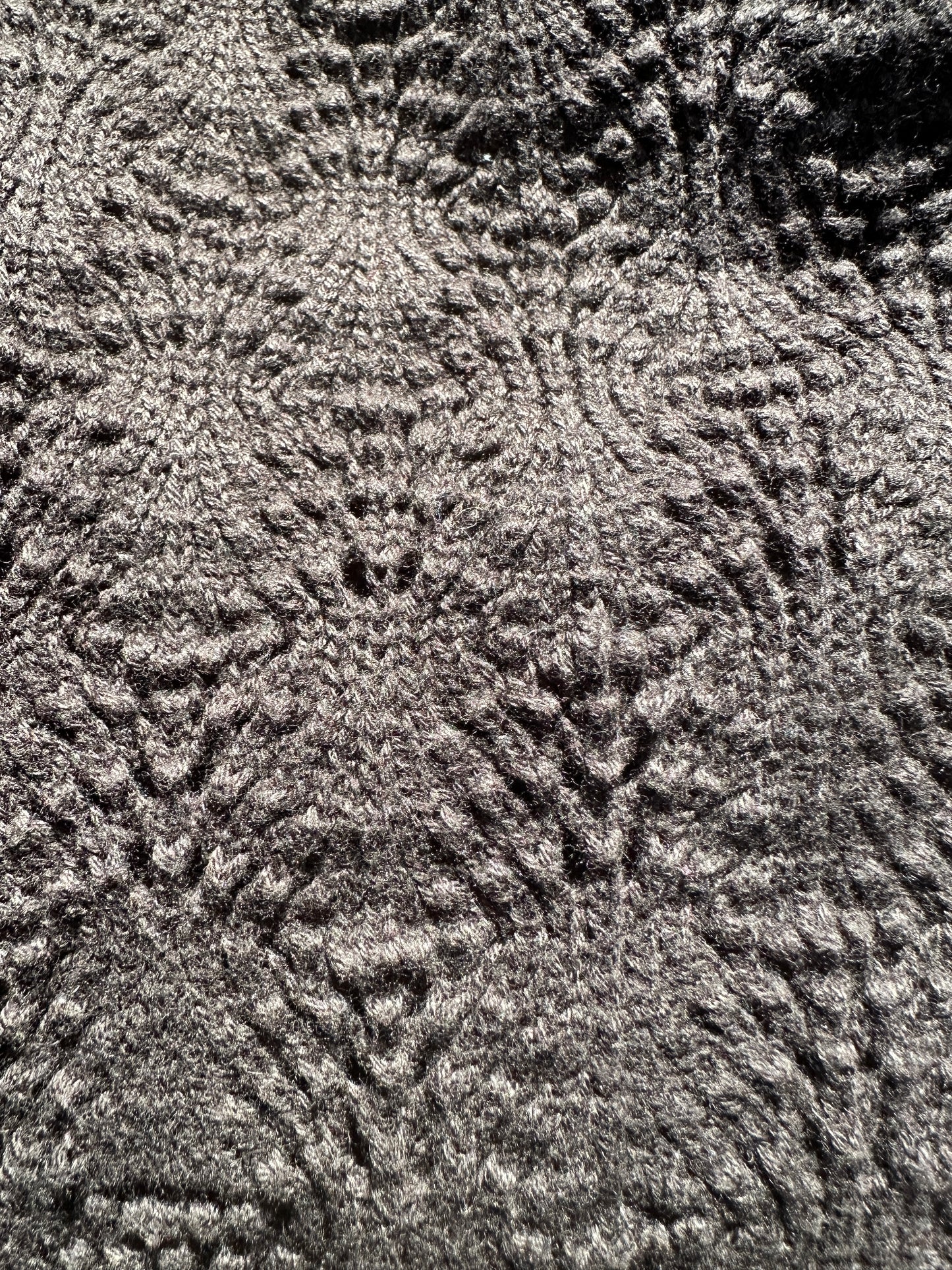 Black Knit Cotton Sweater 1X