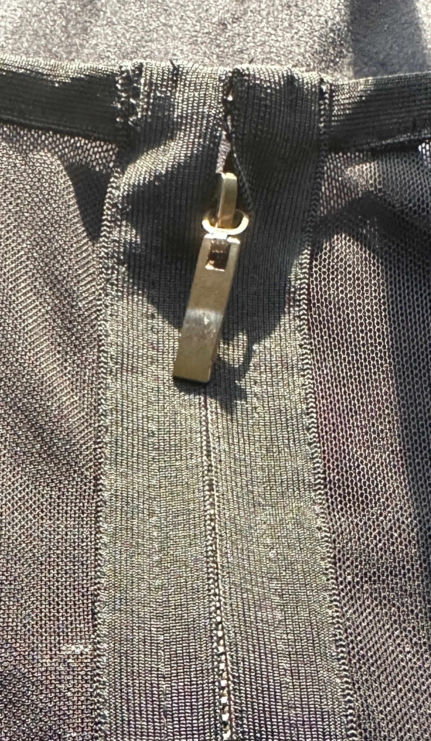 Vintage bebe Mesh Crop Top L