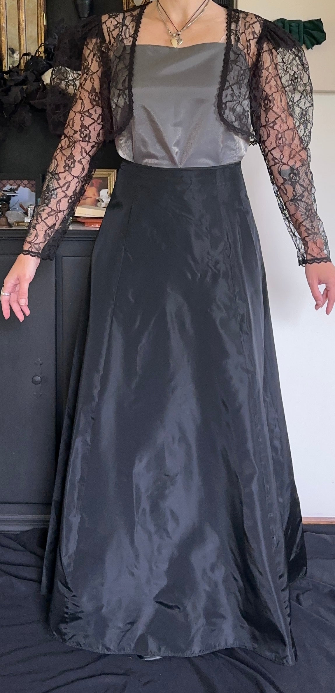 Victorian Goth Skirt XS
