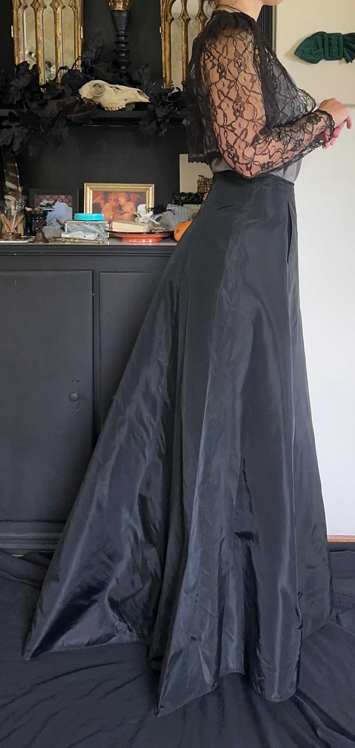 Victorian Goth Skirt XS