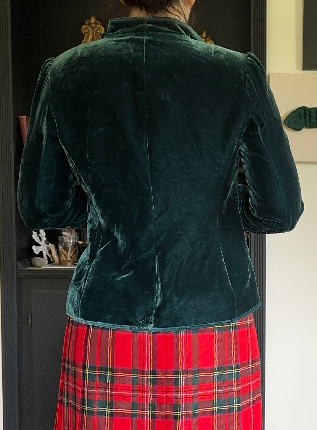 Softgoth Silk Velvet Jacket S