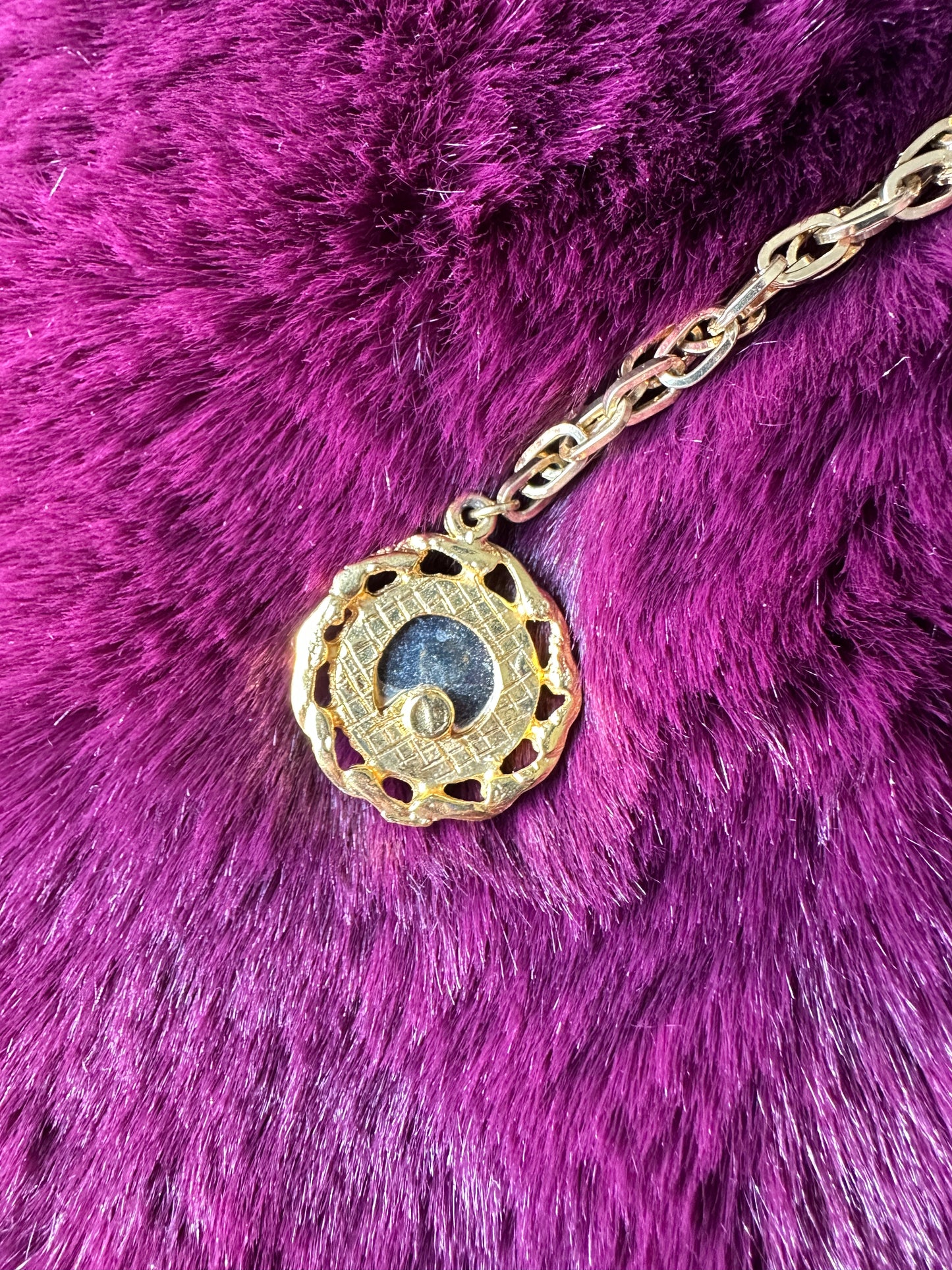 Vintage Emerald Amulet Necklace
