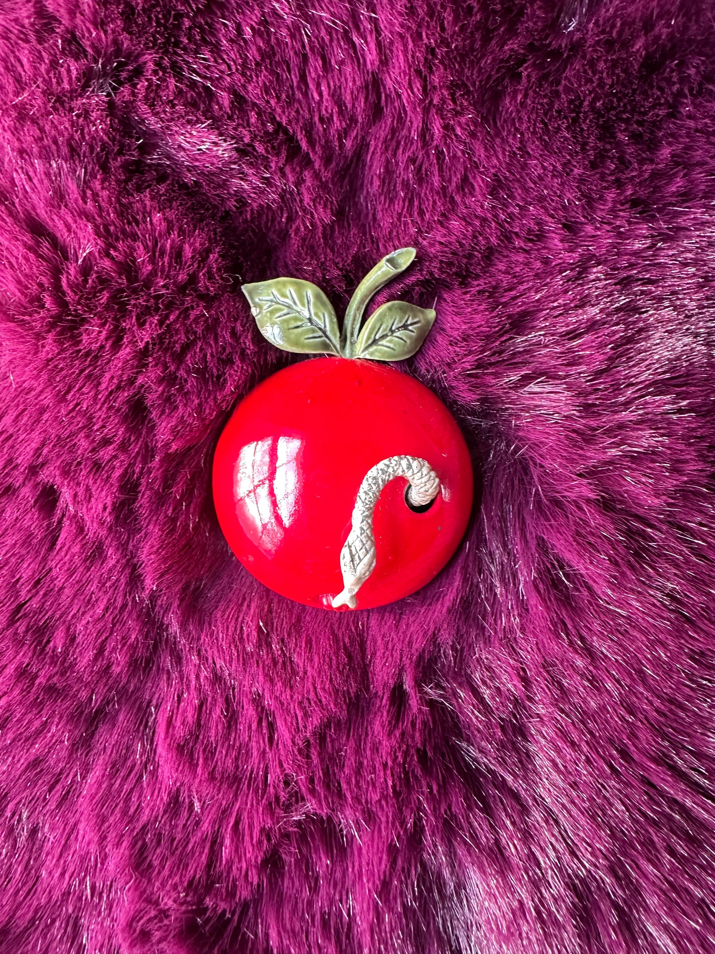 Apple & Snake Pin
