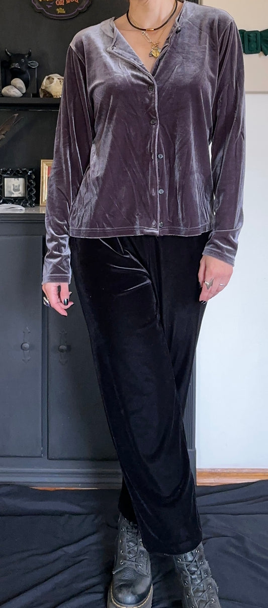 Stretch Velvet Pant Petite S