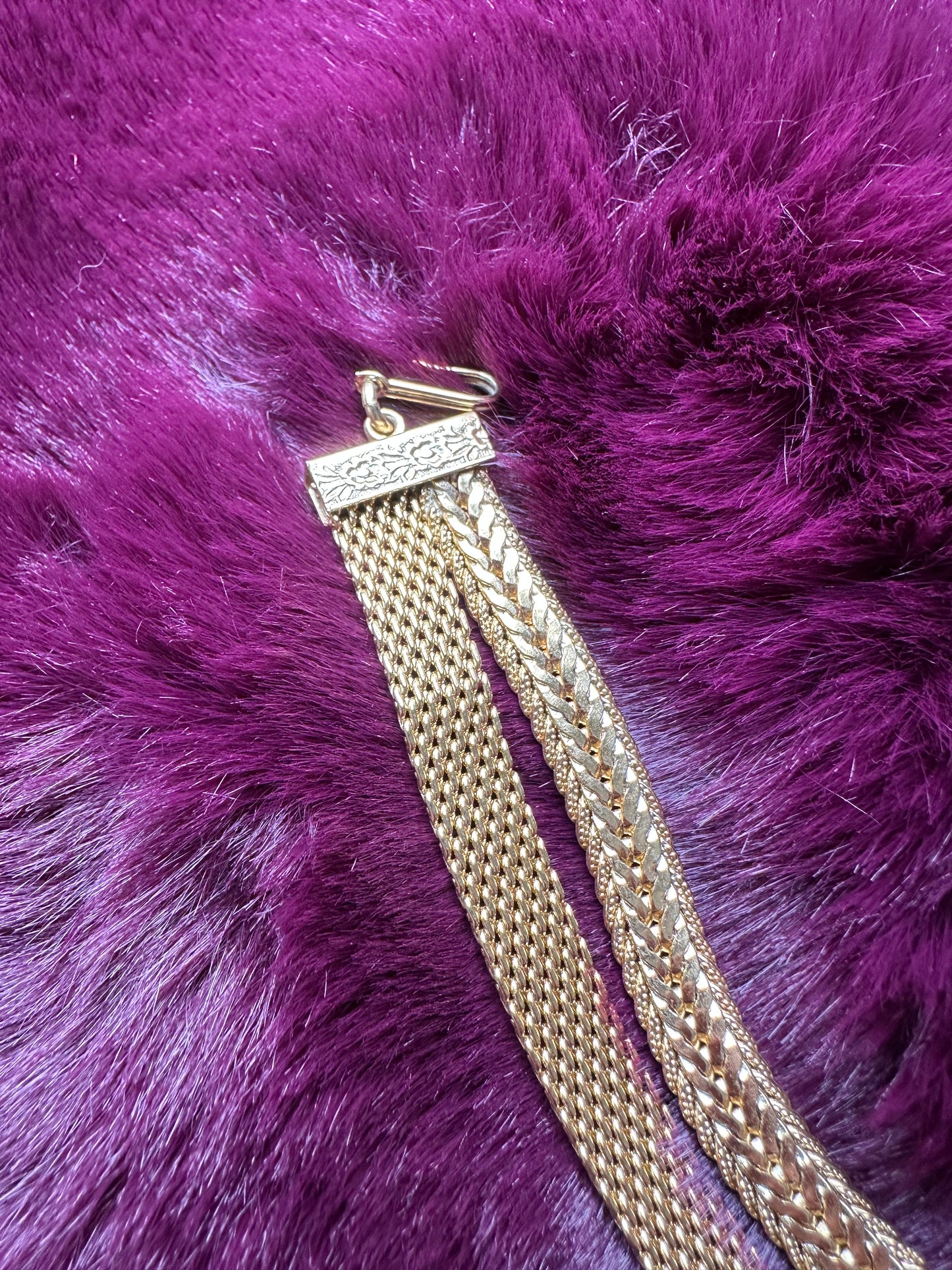 70s Gold Plated Collar Necklace