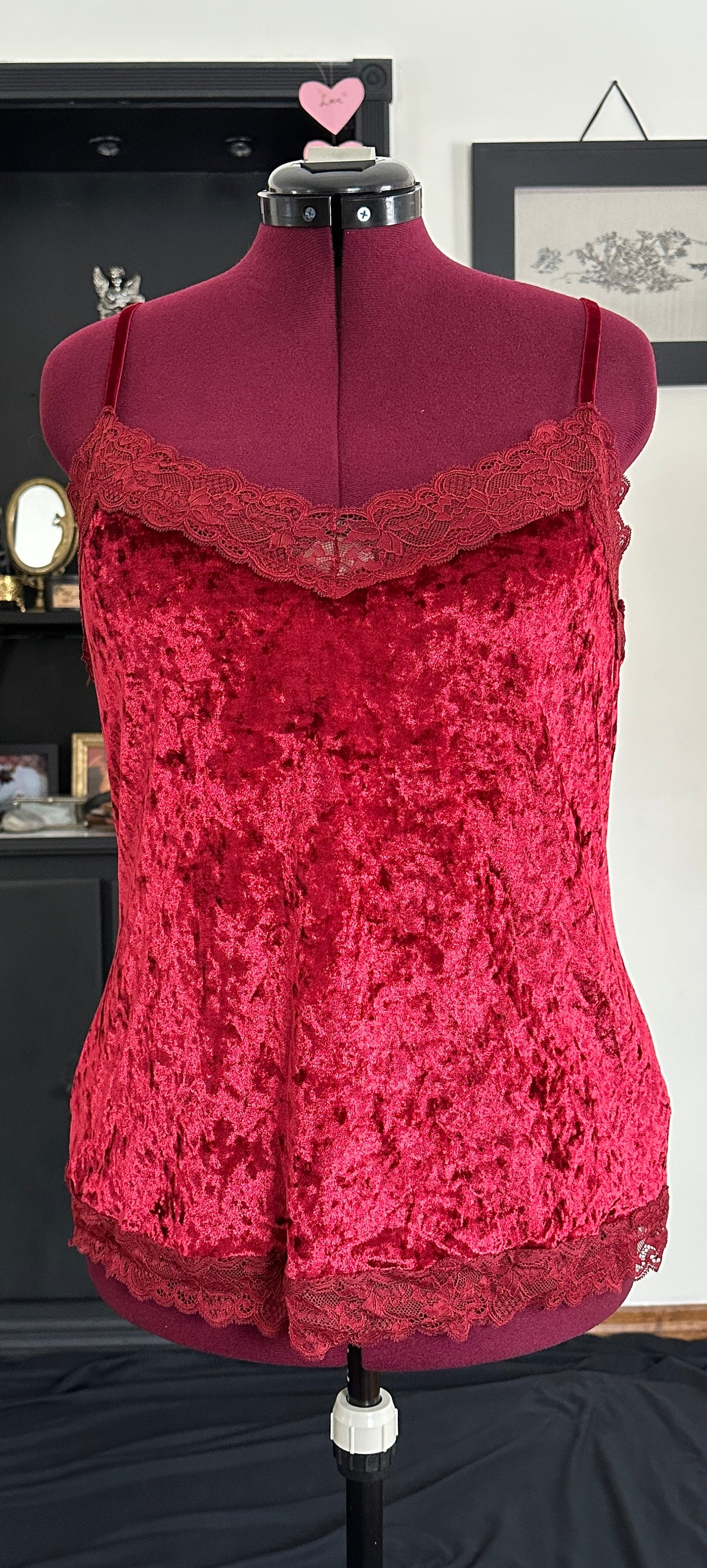 Intimissimi Velvet & Lace Tank L