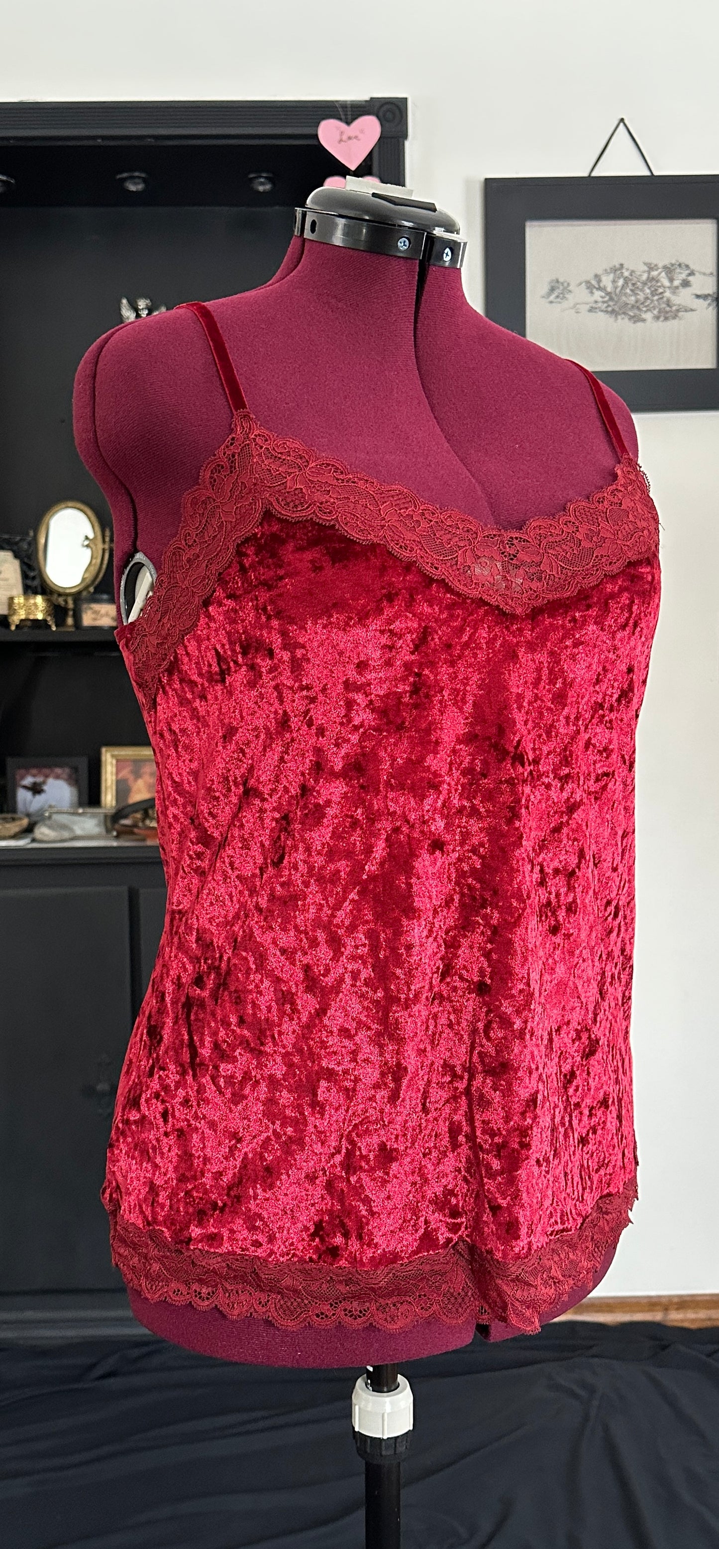 Intimissimi Velvet & Lace Tank L