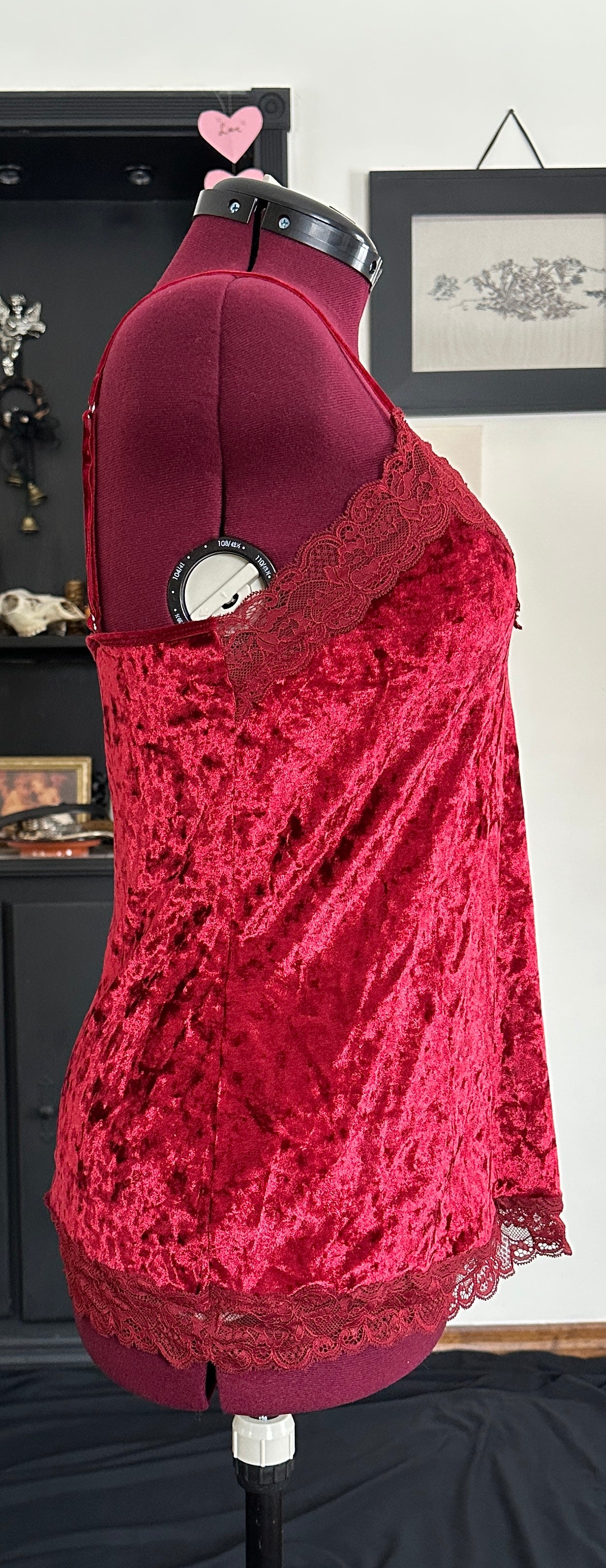 Intimissimi Velvet & Lace Tank L