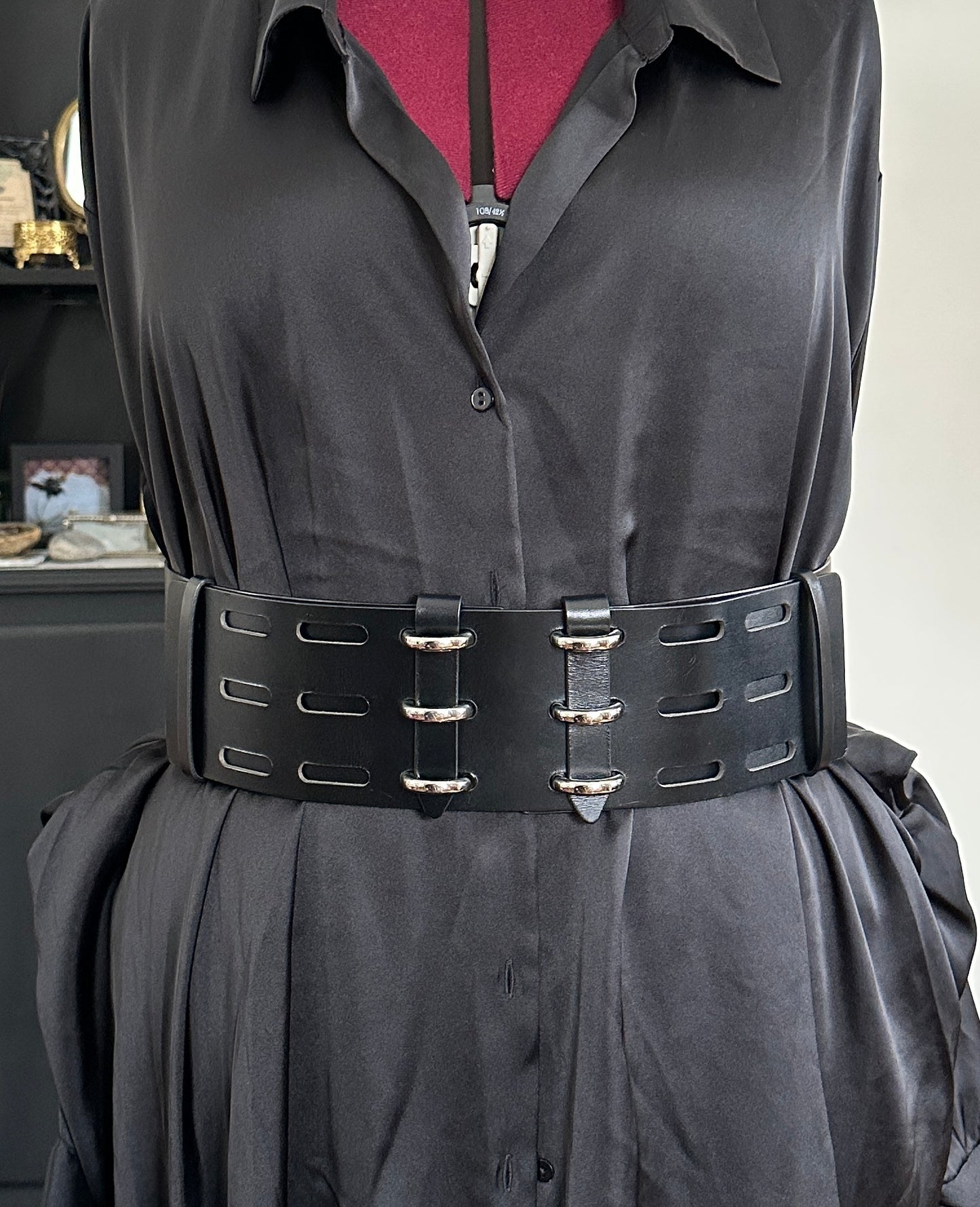 Haute Cuir Leather Corset Belt 35" - 46"