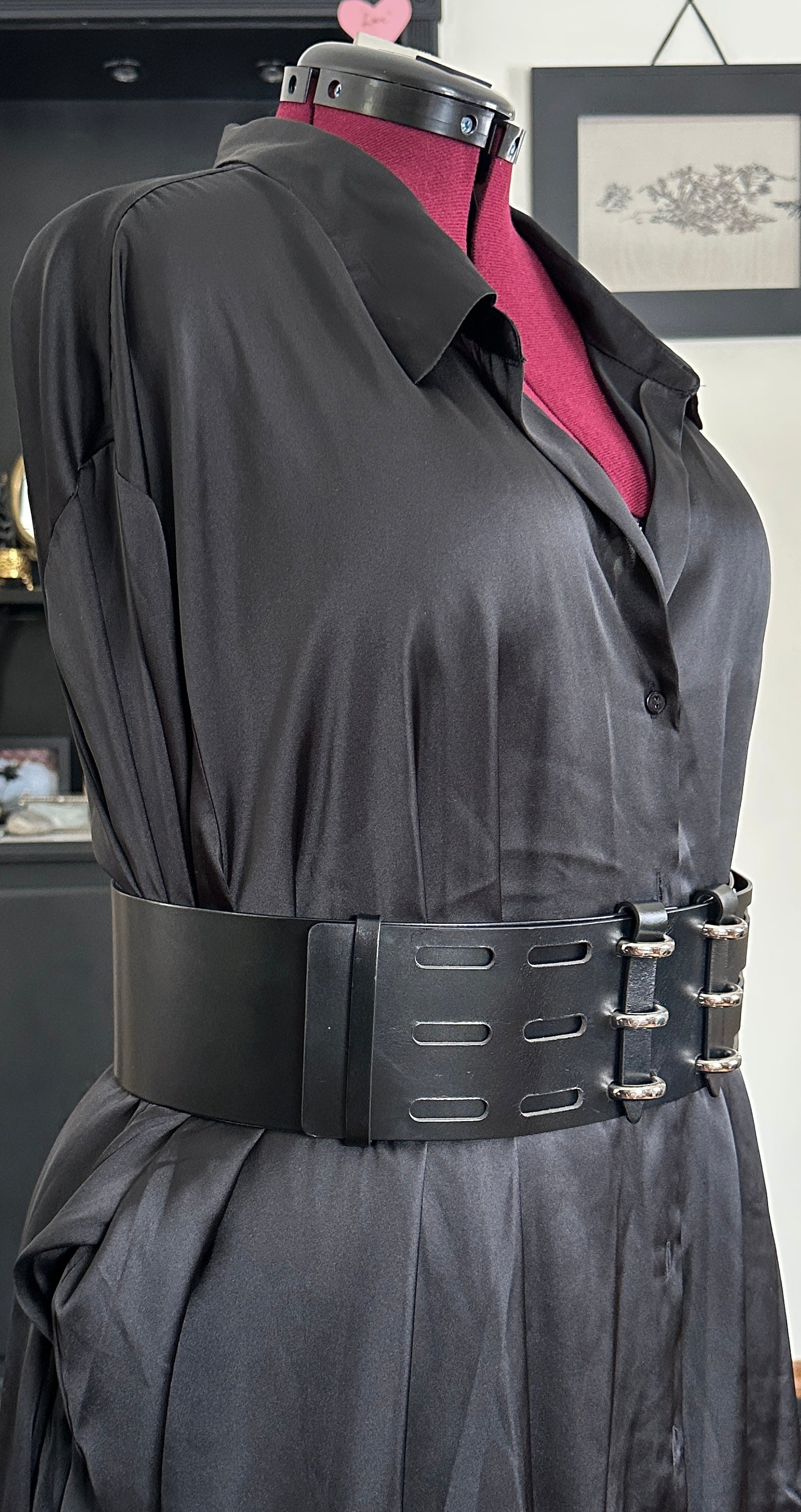 Haute Cuir Leather Corset Belt 35" - 46"