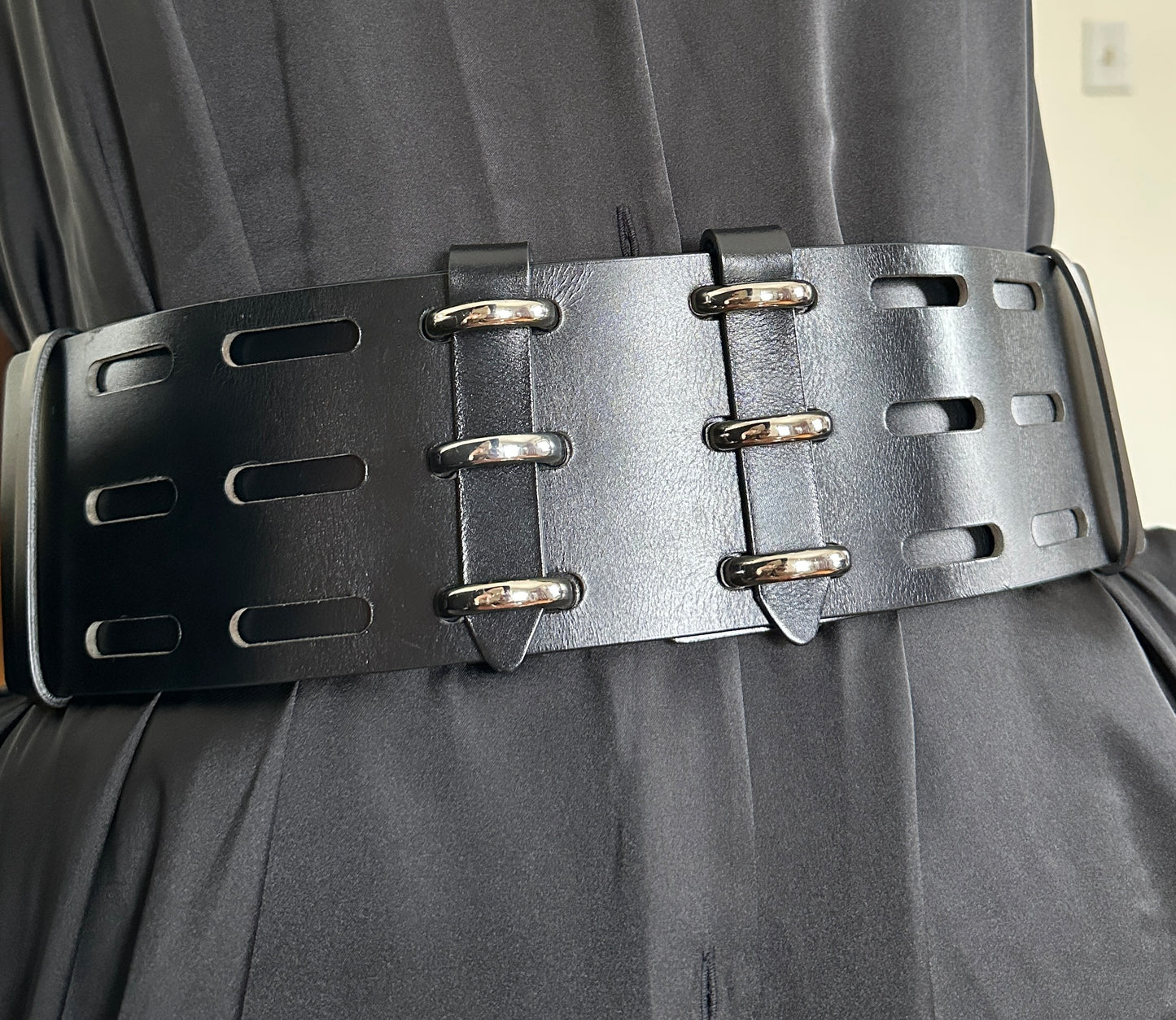 Haute Cuir Leather Corset Belt 35" - 46"