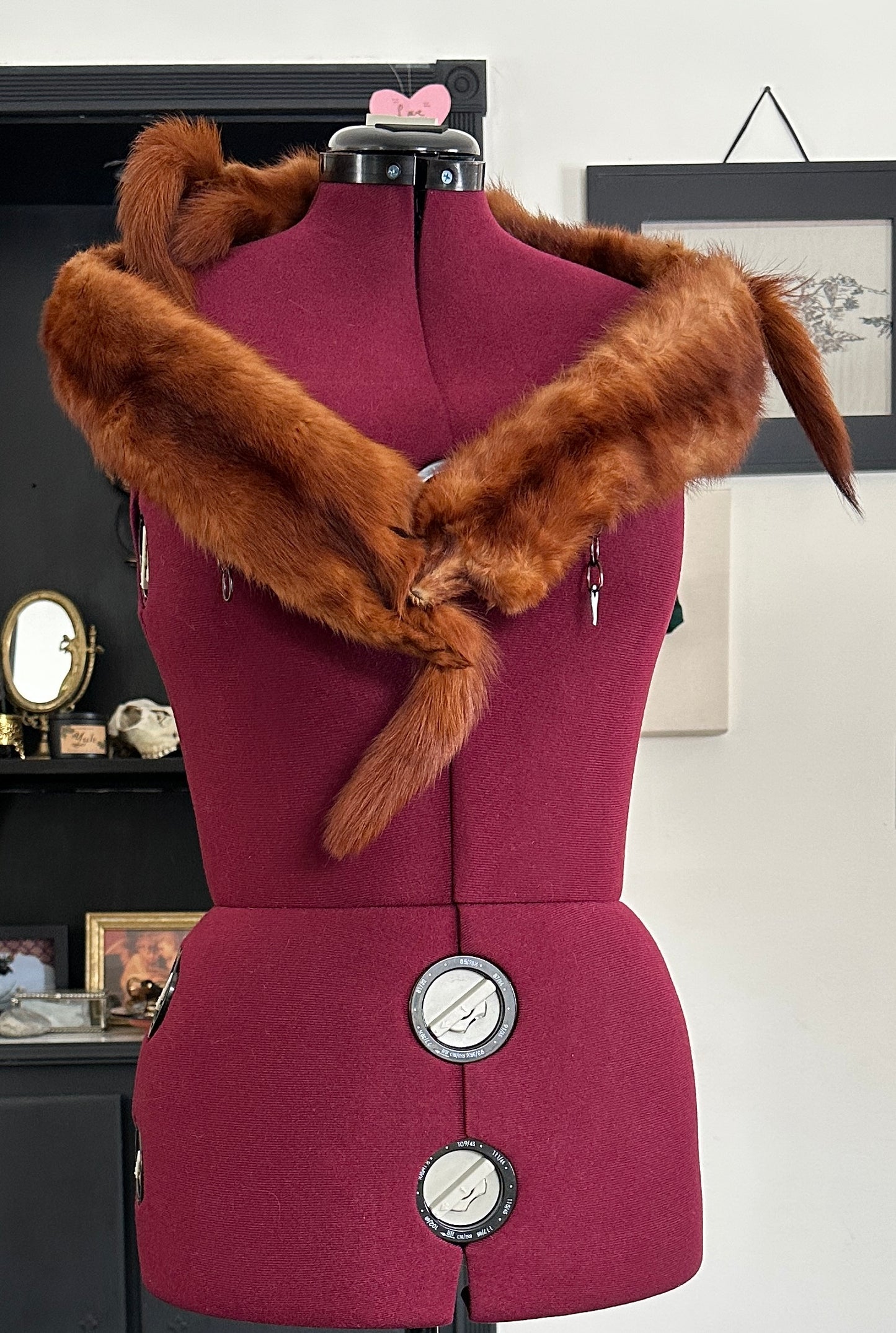 Vintage Fur Wrap Stole