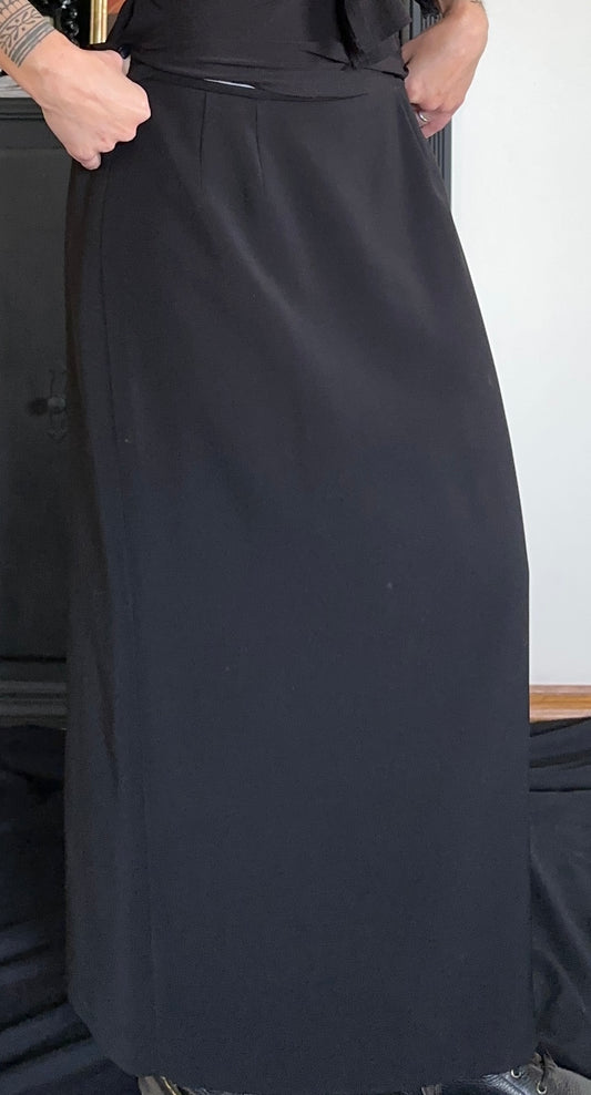 Crepe Column Skirt 10