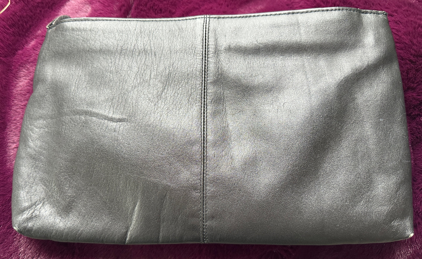 70s Black Leather Bag