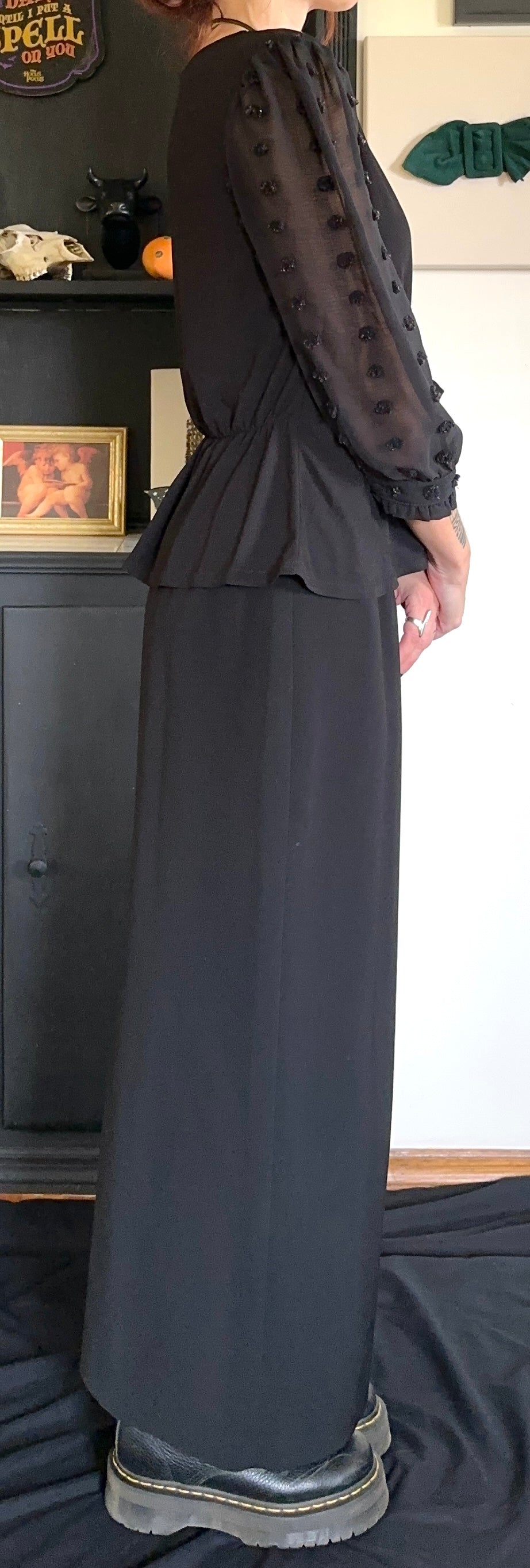 Crepe Column Skirt 10