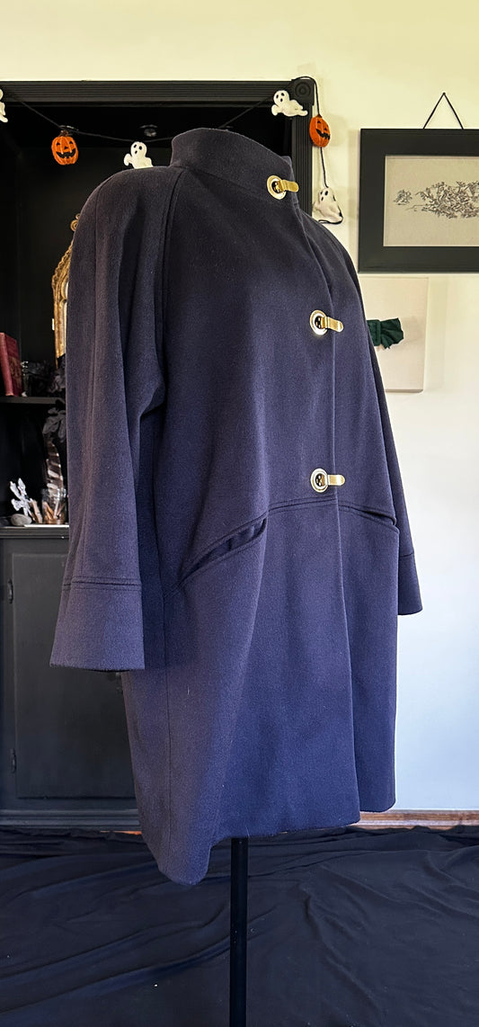 Mod Revival Wool Coat 1X-2X