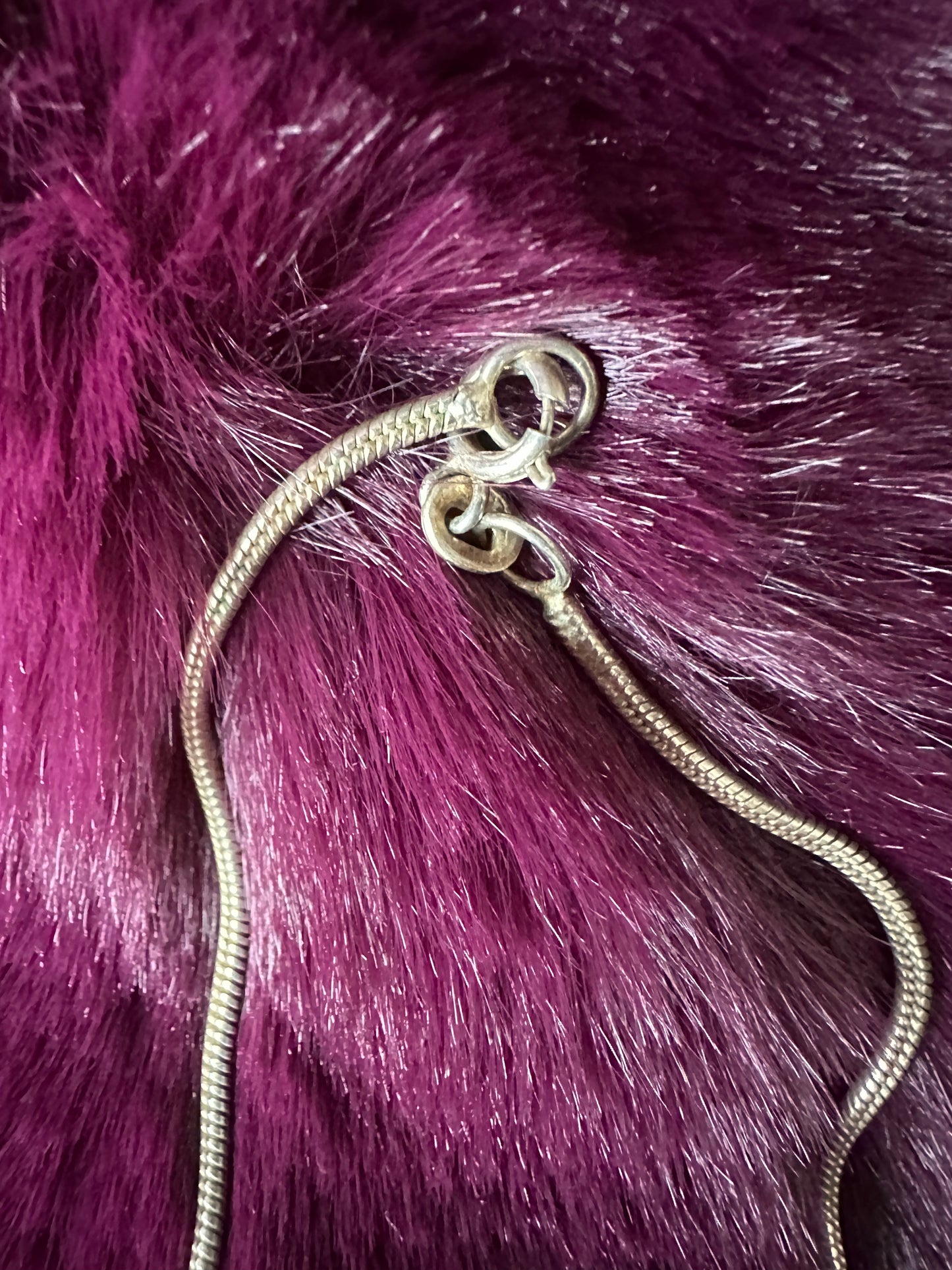 Sterling Silver Rope & Knot Necklace