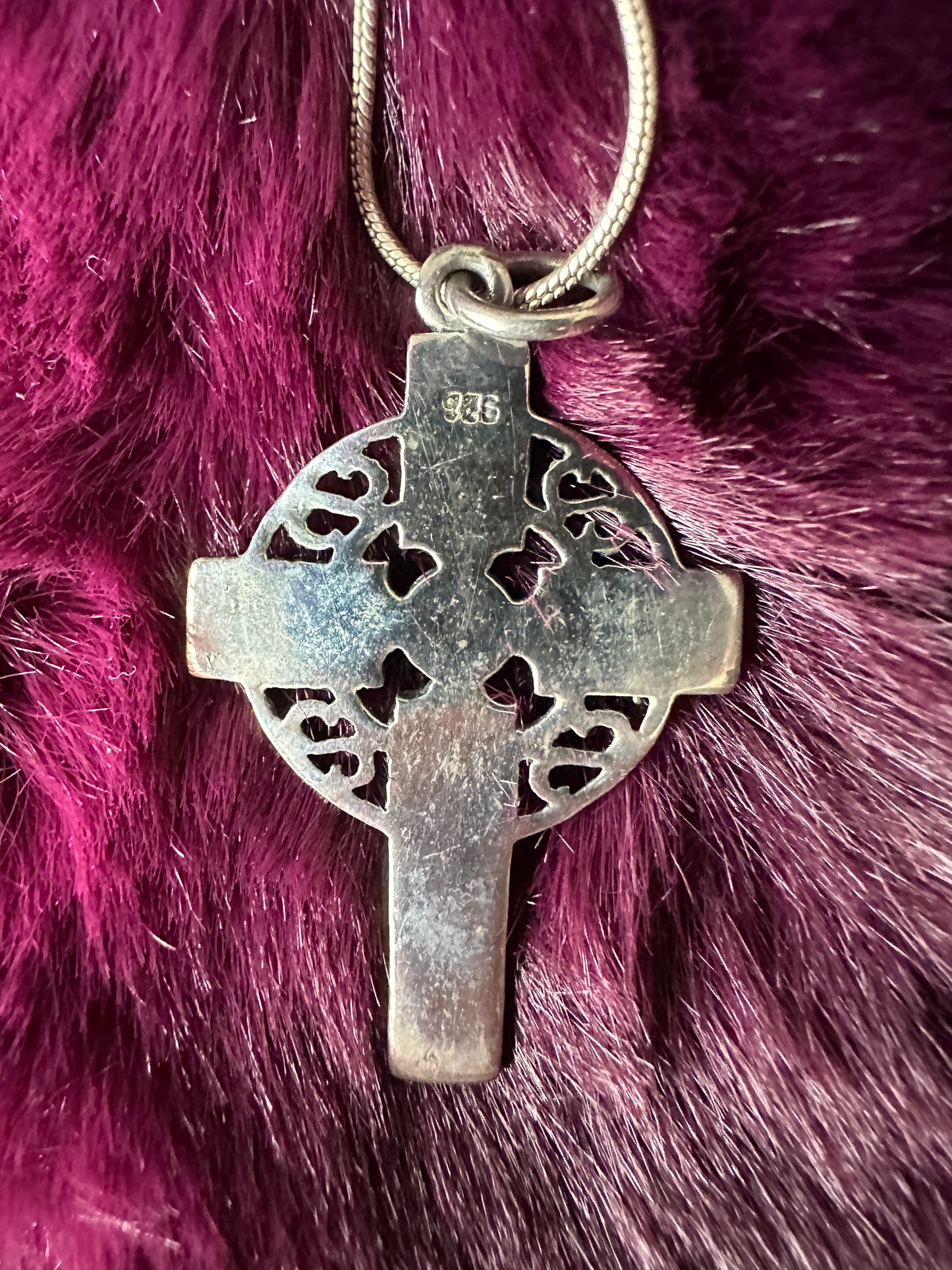 Silver Celtic Cross Necklace