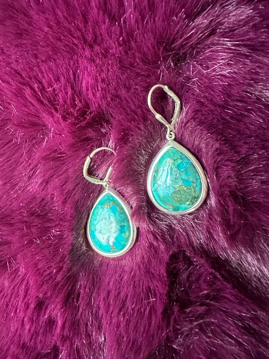 Silver & Turquoise Earrings