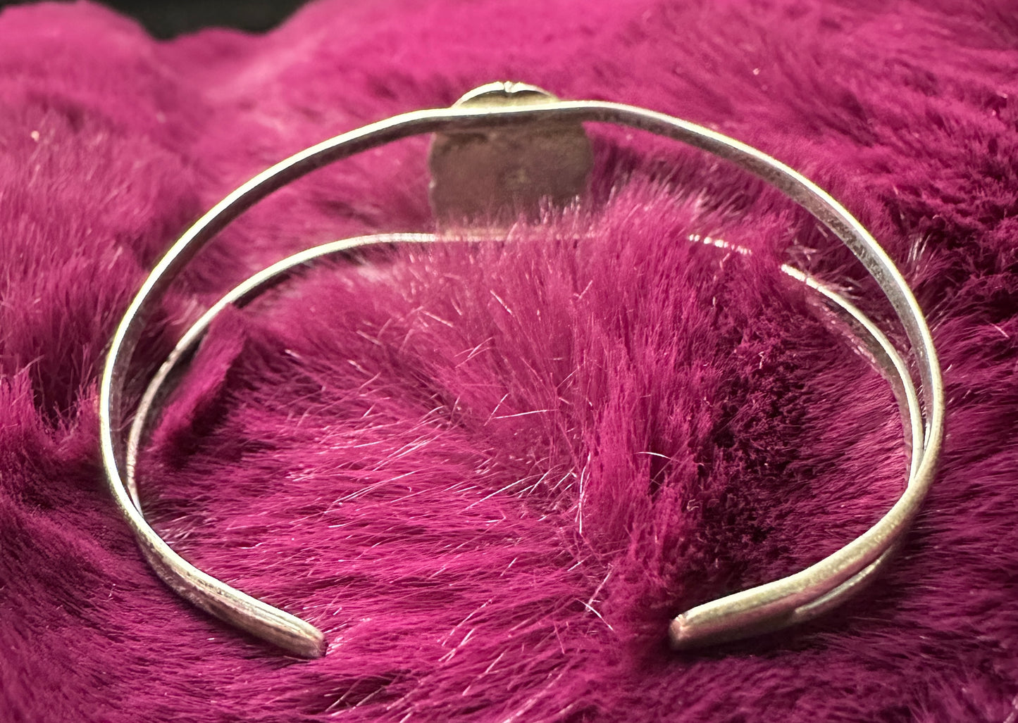 Silver & Larimar Cuff Bracelet