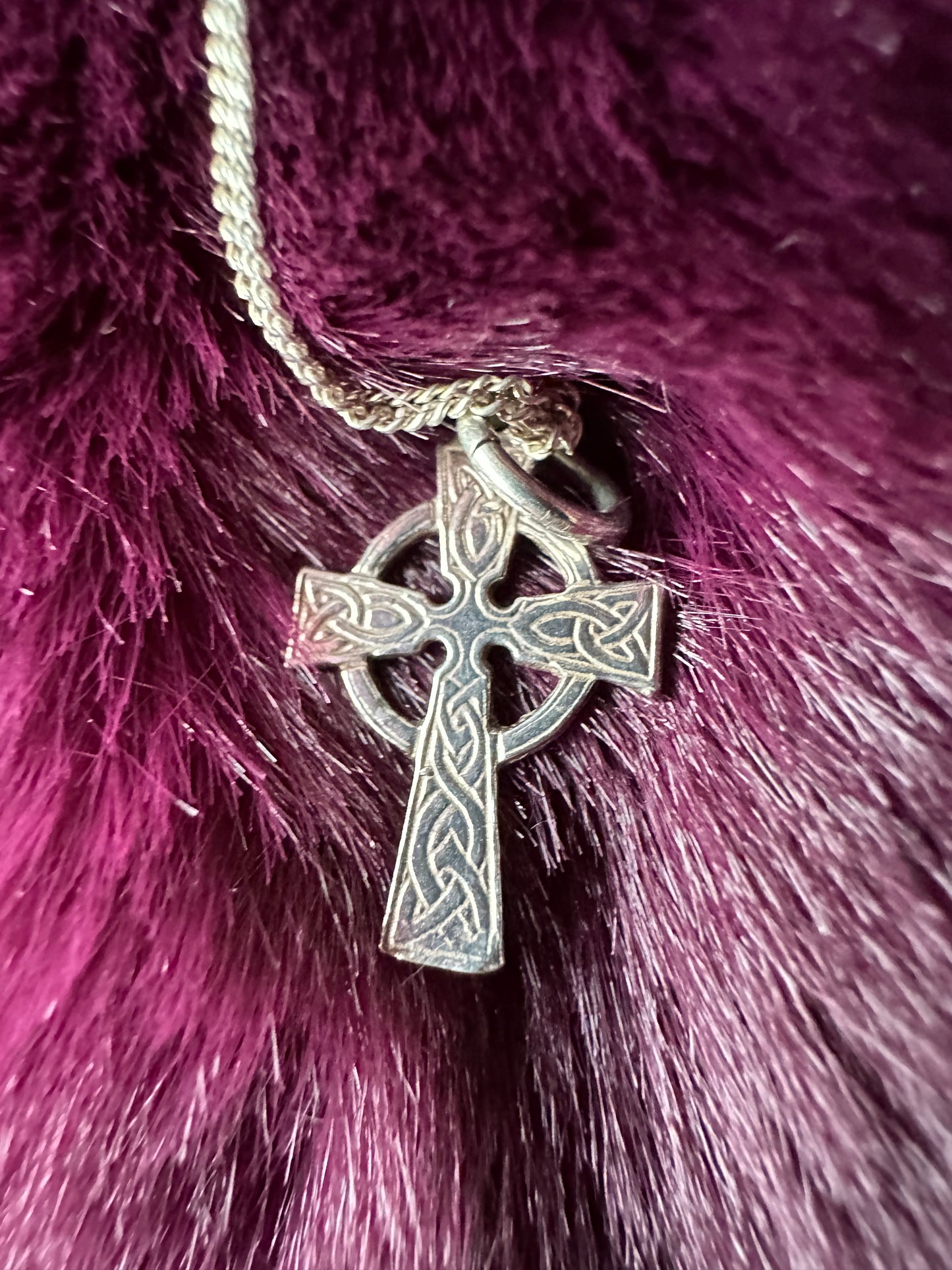 Sterling Silver Celtic Cross Necklace