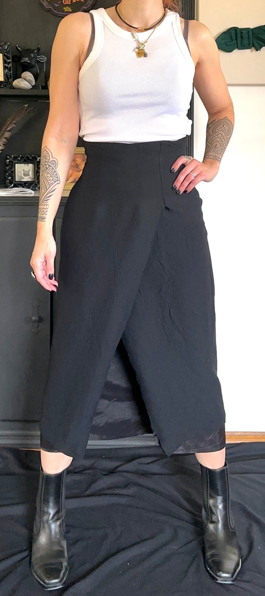 Vintage Open Front Skirt SZ 6