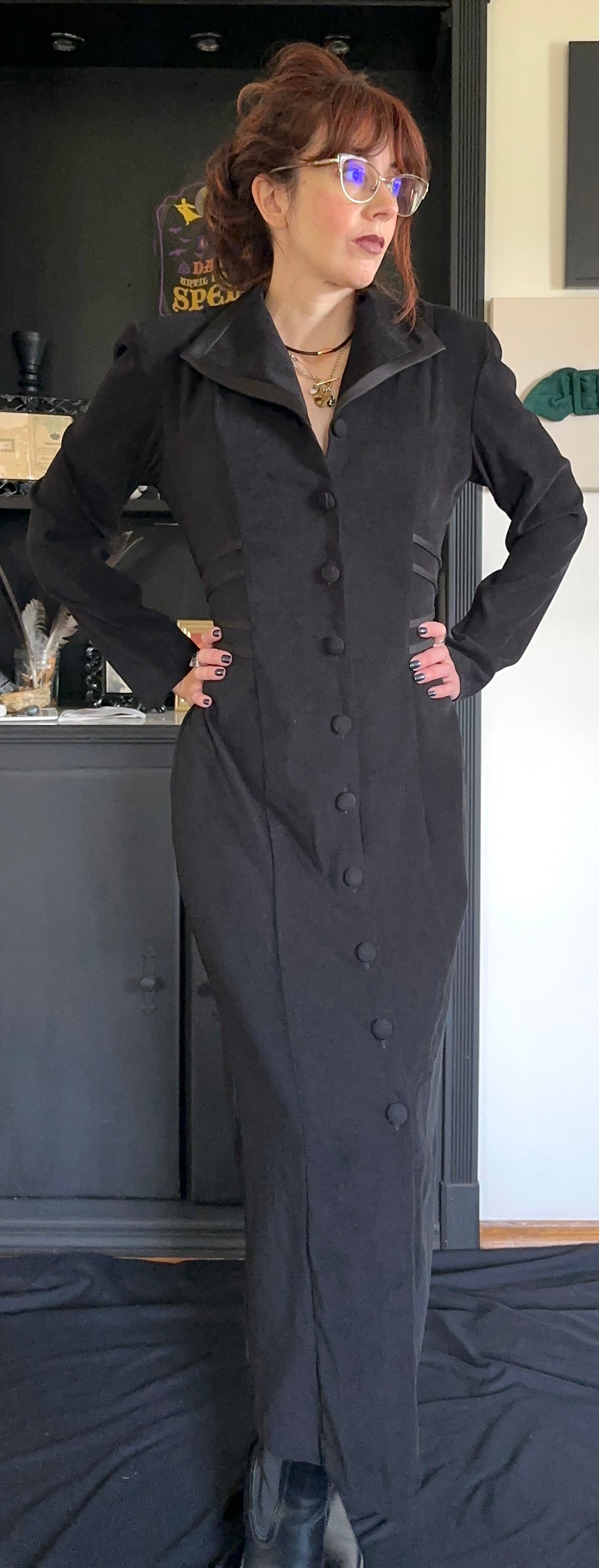 80s Button Front Dress SZ 6