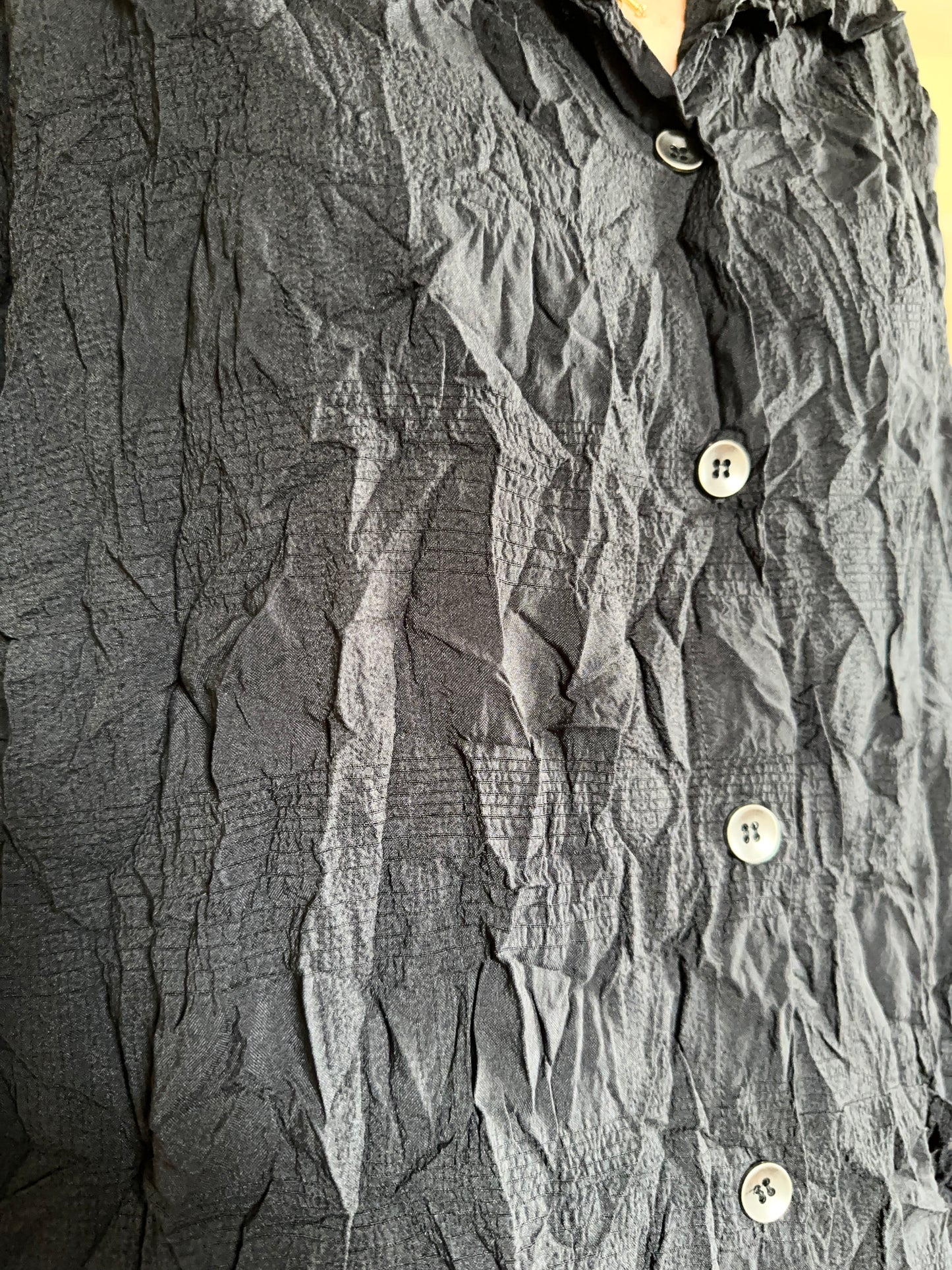 Vintage Crinkle Shirt L