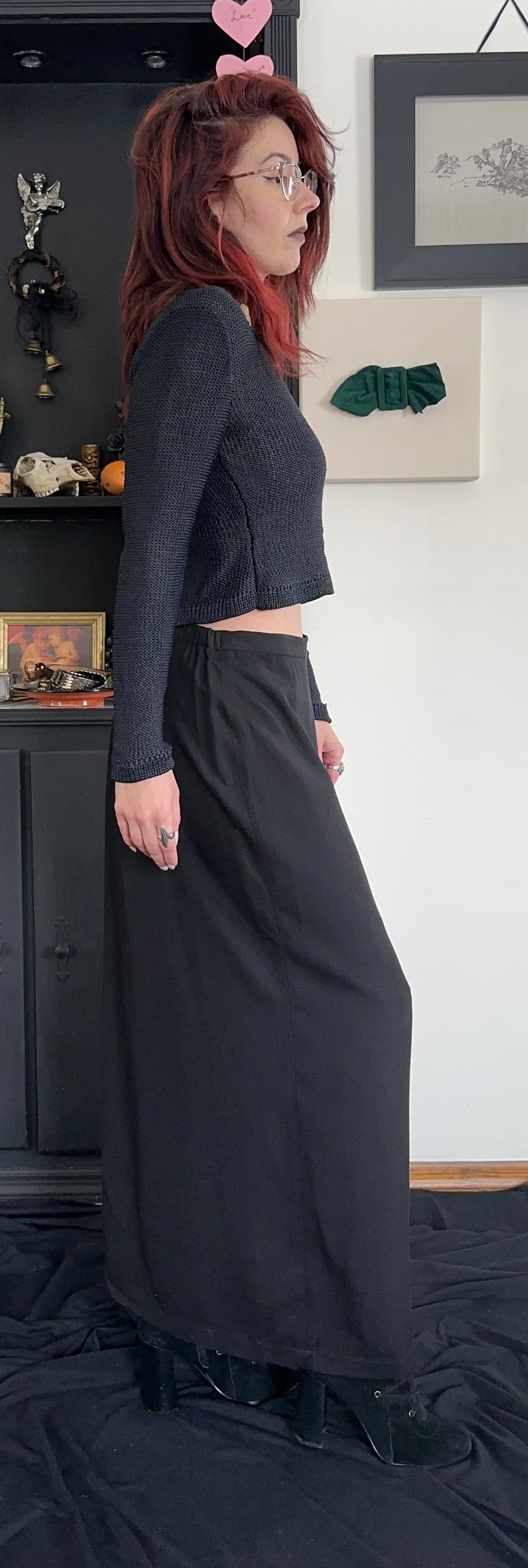 Vintage Eileen Fisher Silk Wrap Skirt SZ 8-12