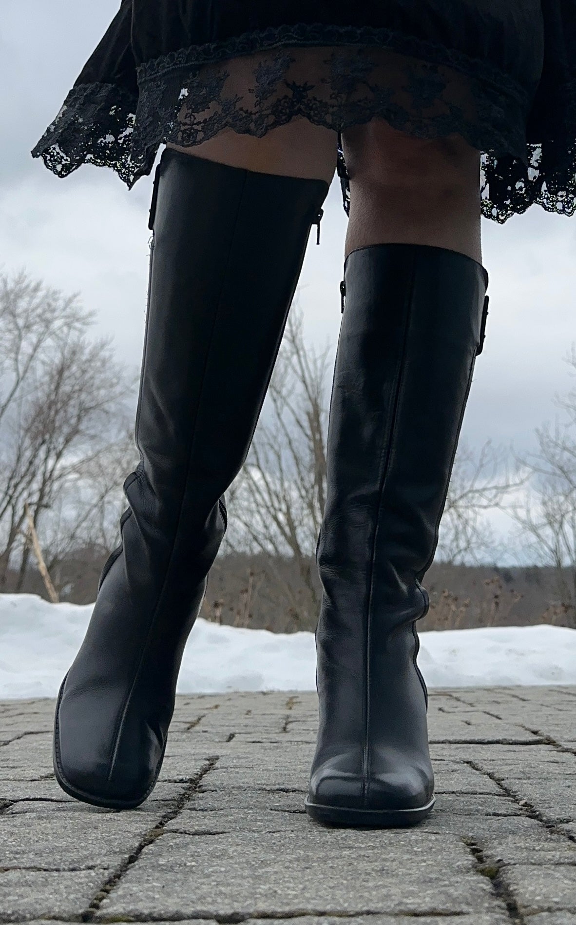 90s Knee High Boots SZ 6 - 6.5