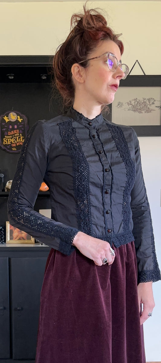 Edwardian Revival Top XXS-XS