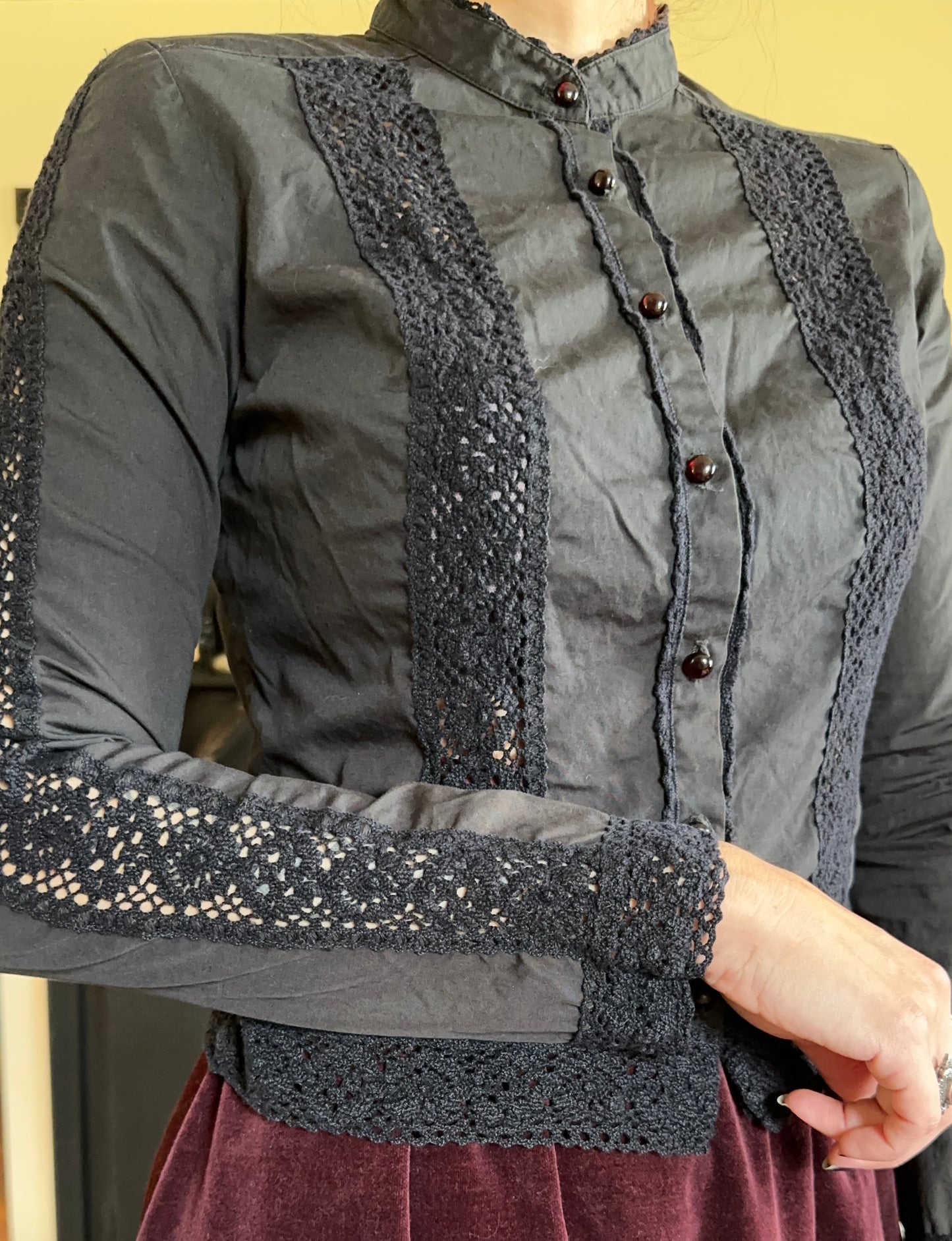 Edwardian Revival Top XXS-XS