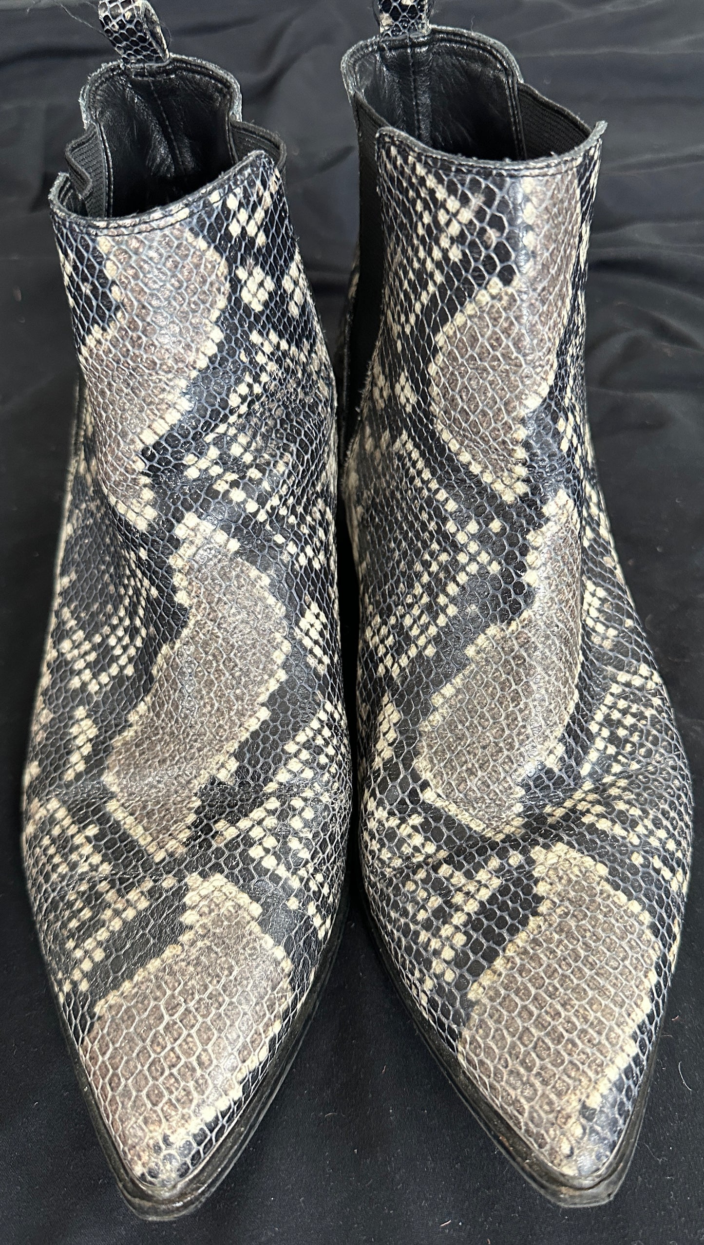 Marc Fisher Snakeskin Western Boot SZ 10