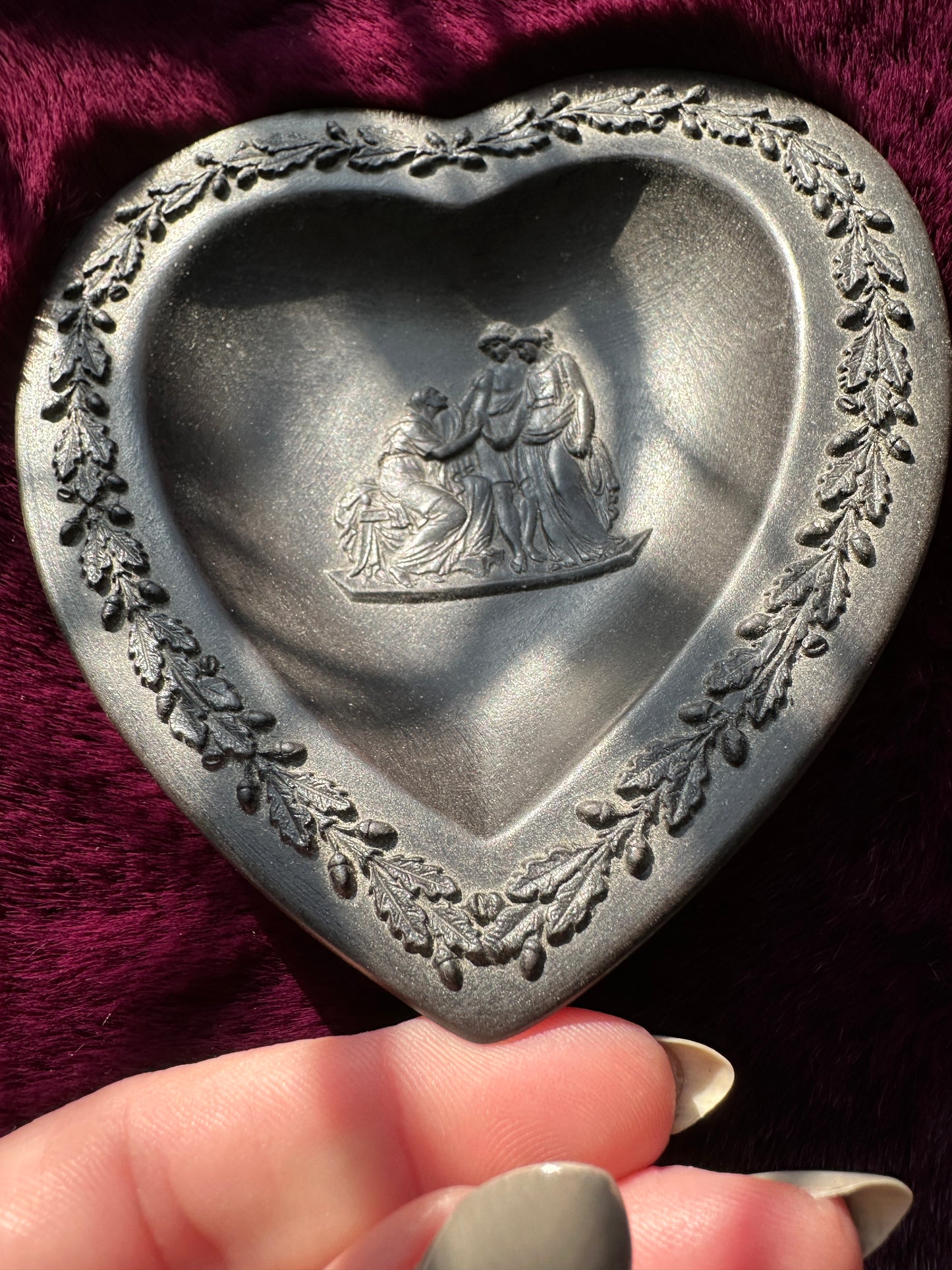 Wedgewood Black Heart Dish