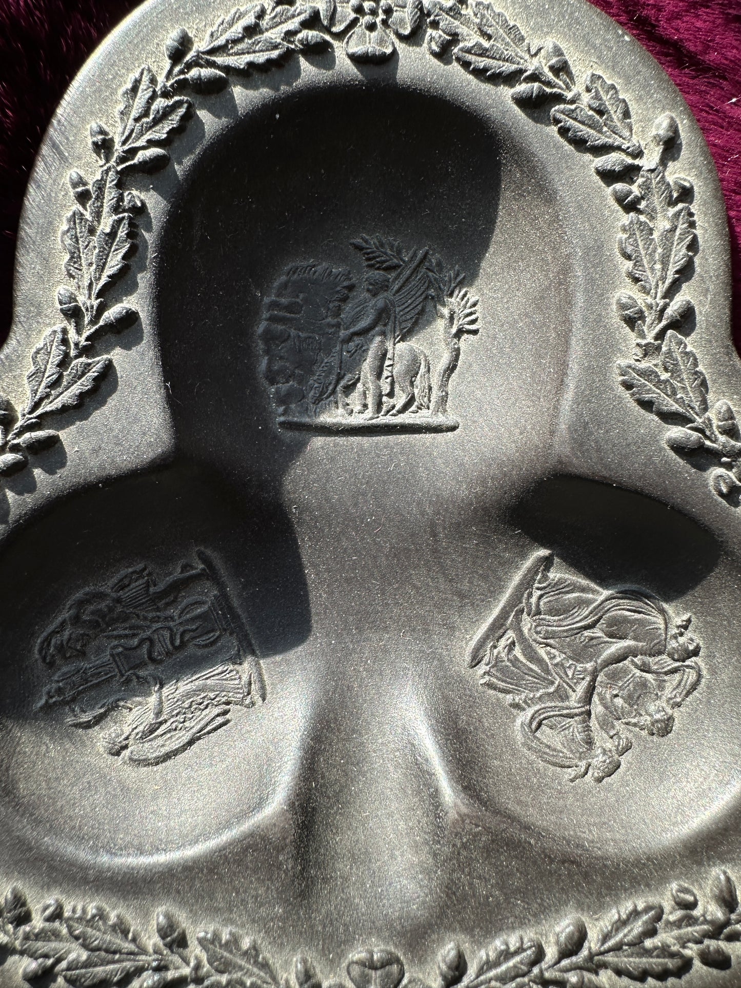 Vintage Wedgewood Black Clover Dish