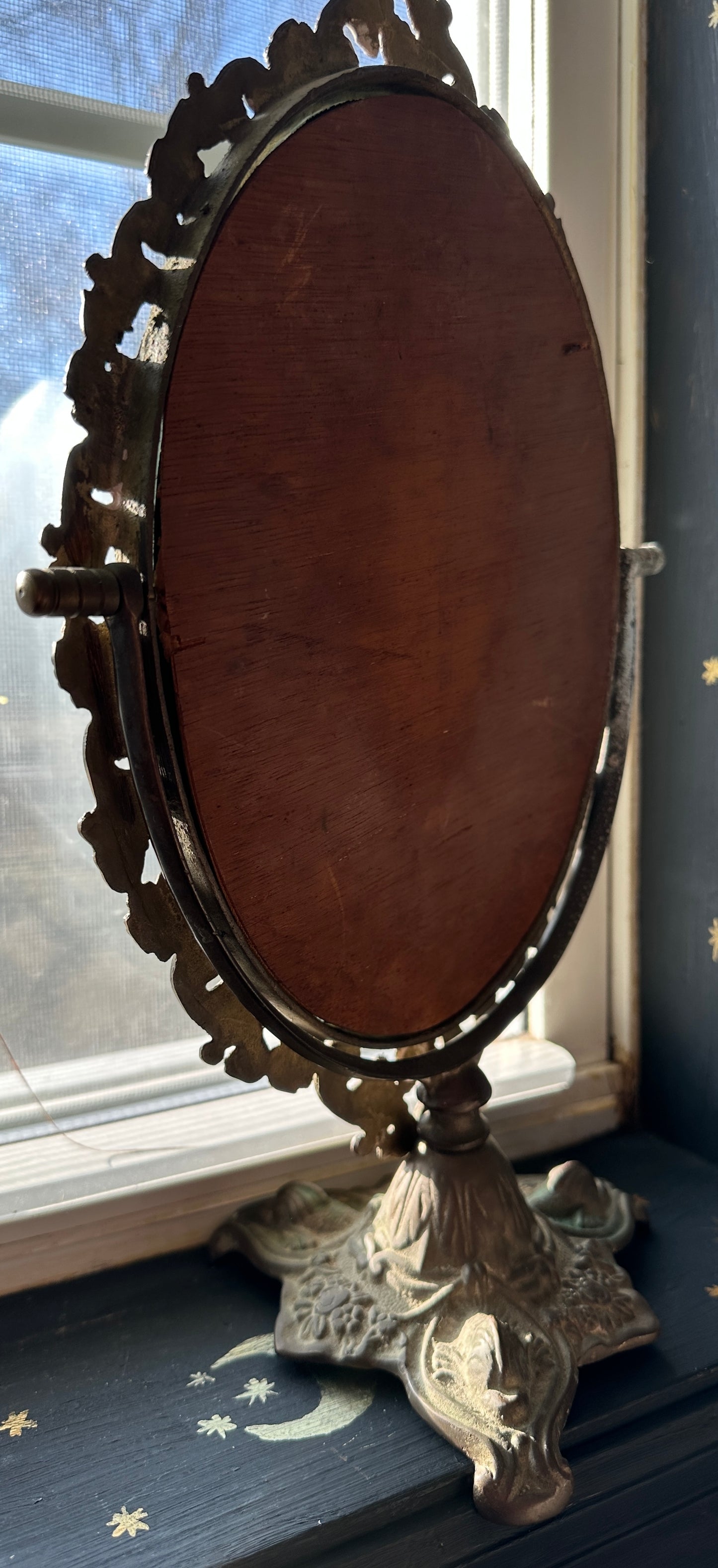 Gilt Bronze Victorian Revival Mirror