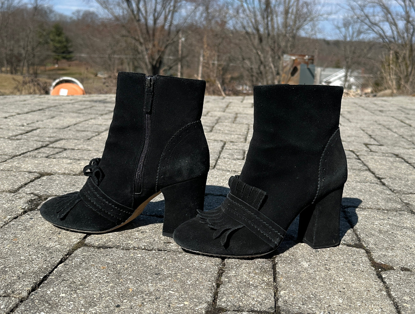 Suede Etienne Aigner Boots SZ 8