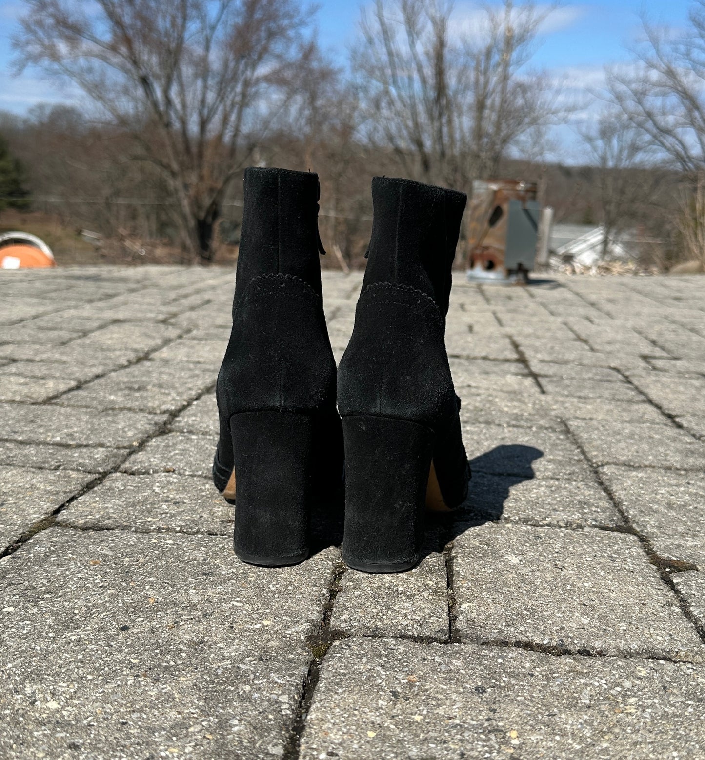 Suede Etienne Aigner Boots SZ 8
